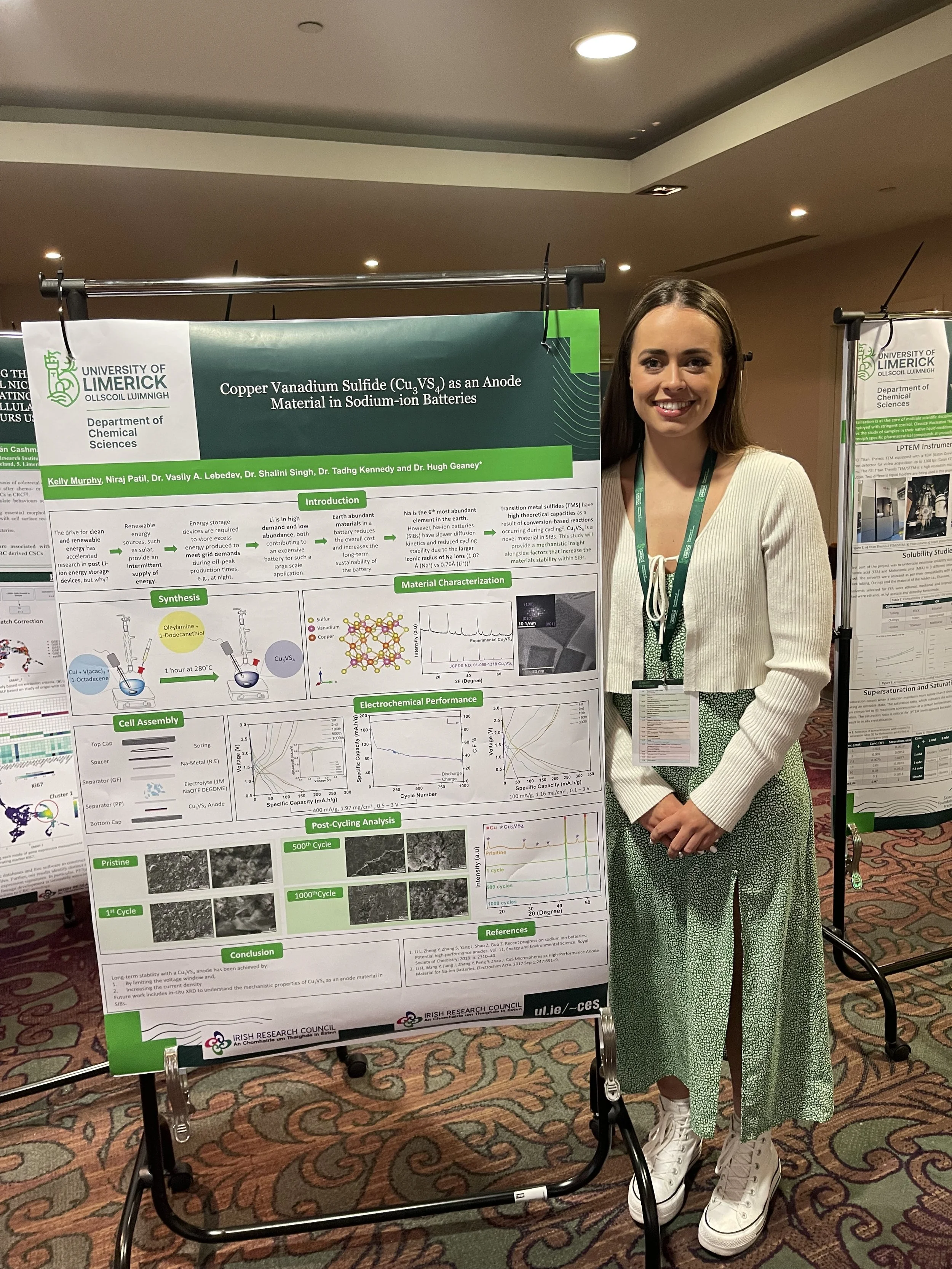 June 2023- Kelly poster at Chemical Sciences Department research day