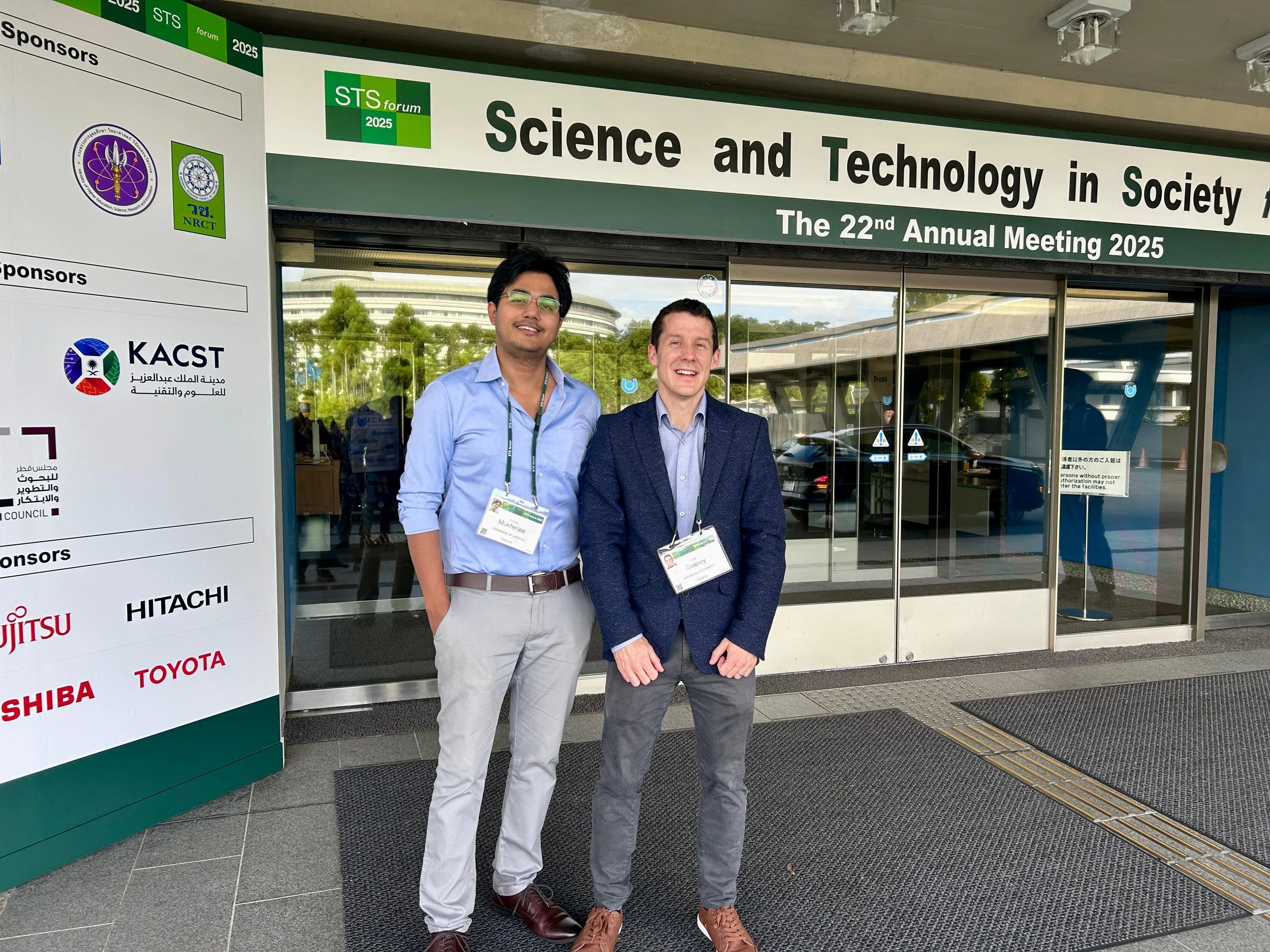 October 2025-Hugh attended 22nd STS forum in Kyoto as 'Young Leader' alongside colleague Soumya Mukherjee