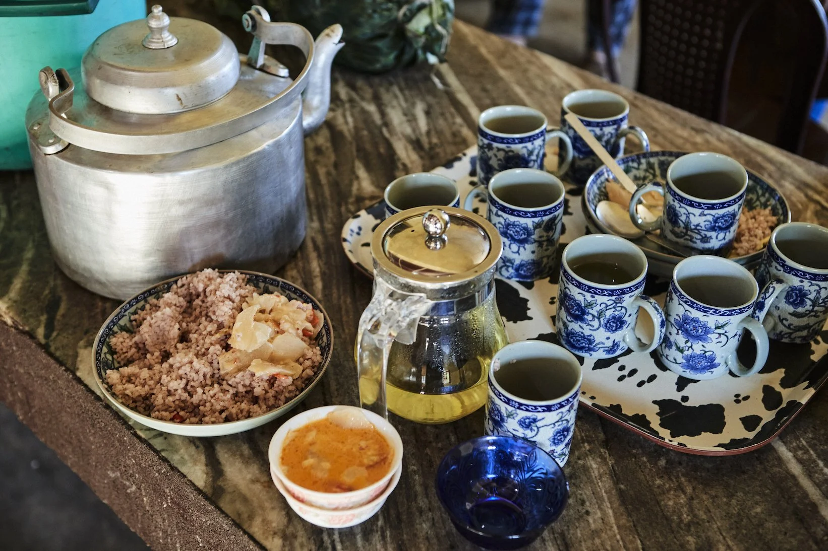 Punakha Chorten Ningpo Breakfast with Monks.jpg