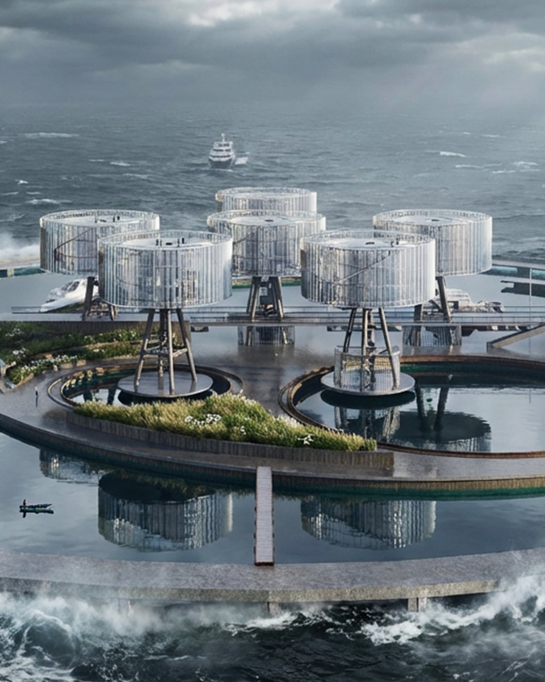   SECOND PRIZE  
 Dual Ring Breakwater  Pablo Castro 
 Argentina