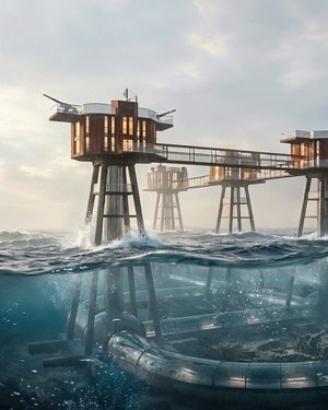 Maunsell Reef Commons Road by Oleksandr Riabokin