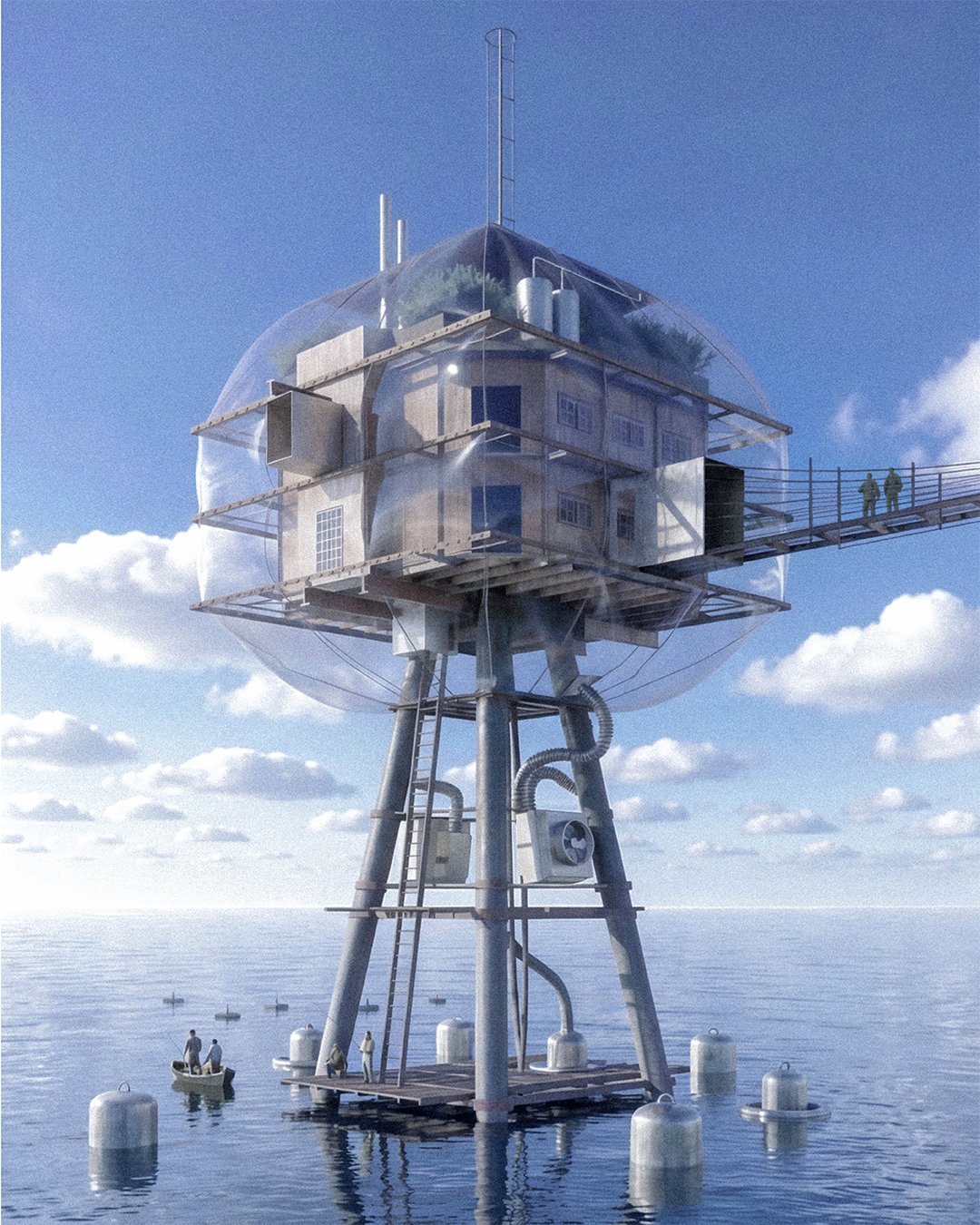   FIRST PRIZE  
 Disarm Maunsell Forts 
 Alvaro Poblete 
 Chile  