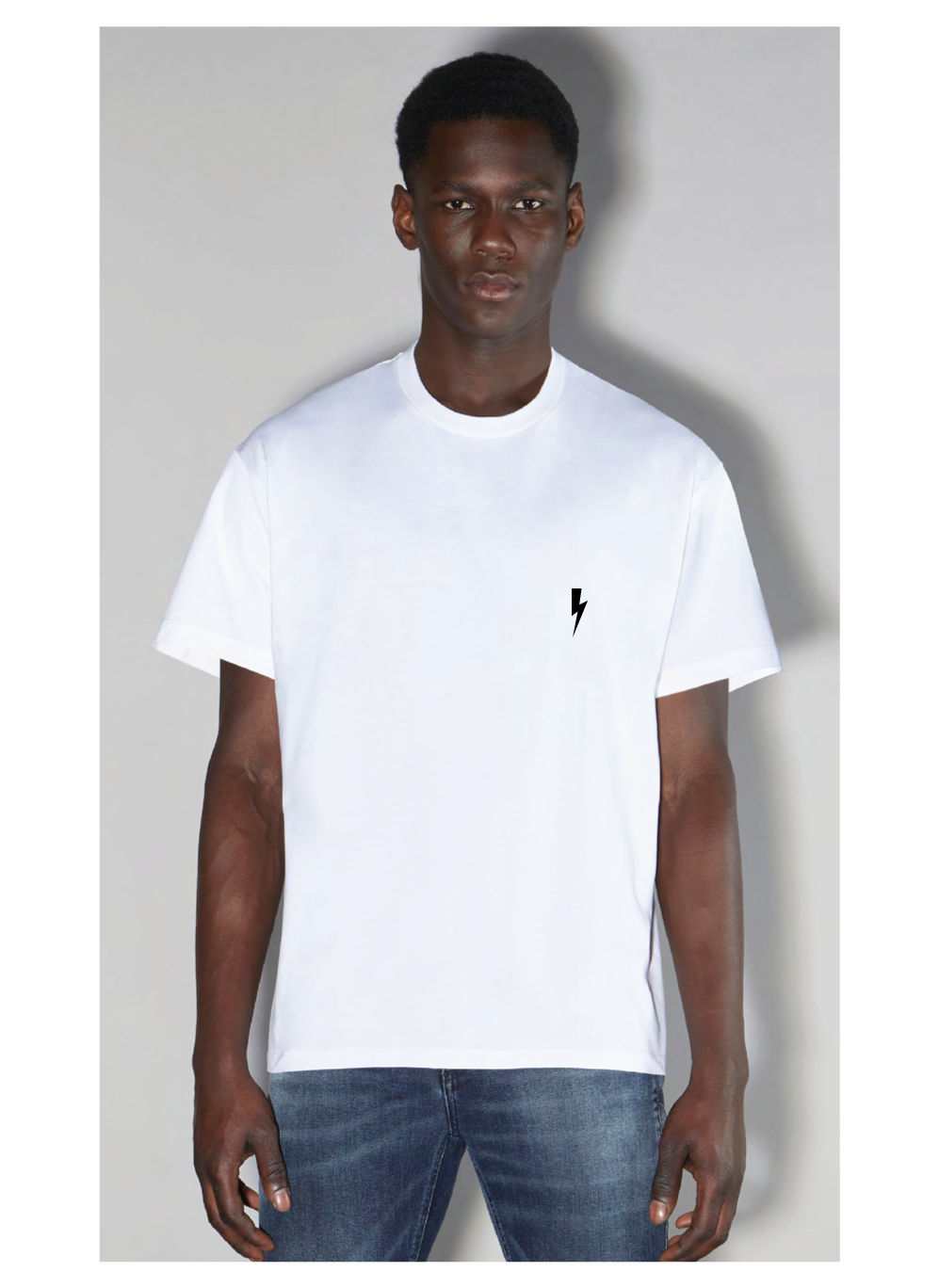 JERSEY CREWNECK T SHIRT