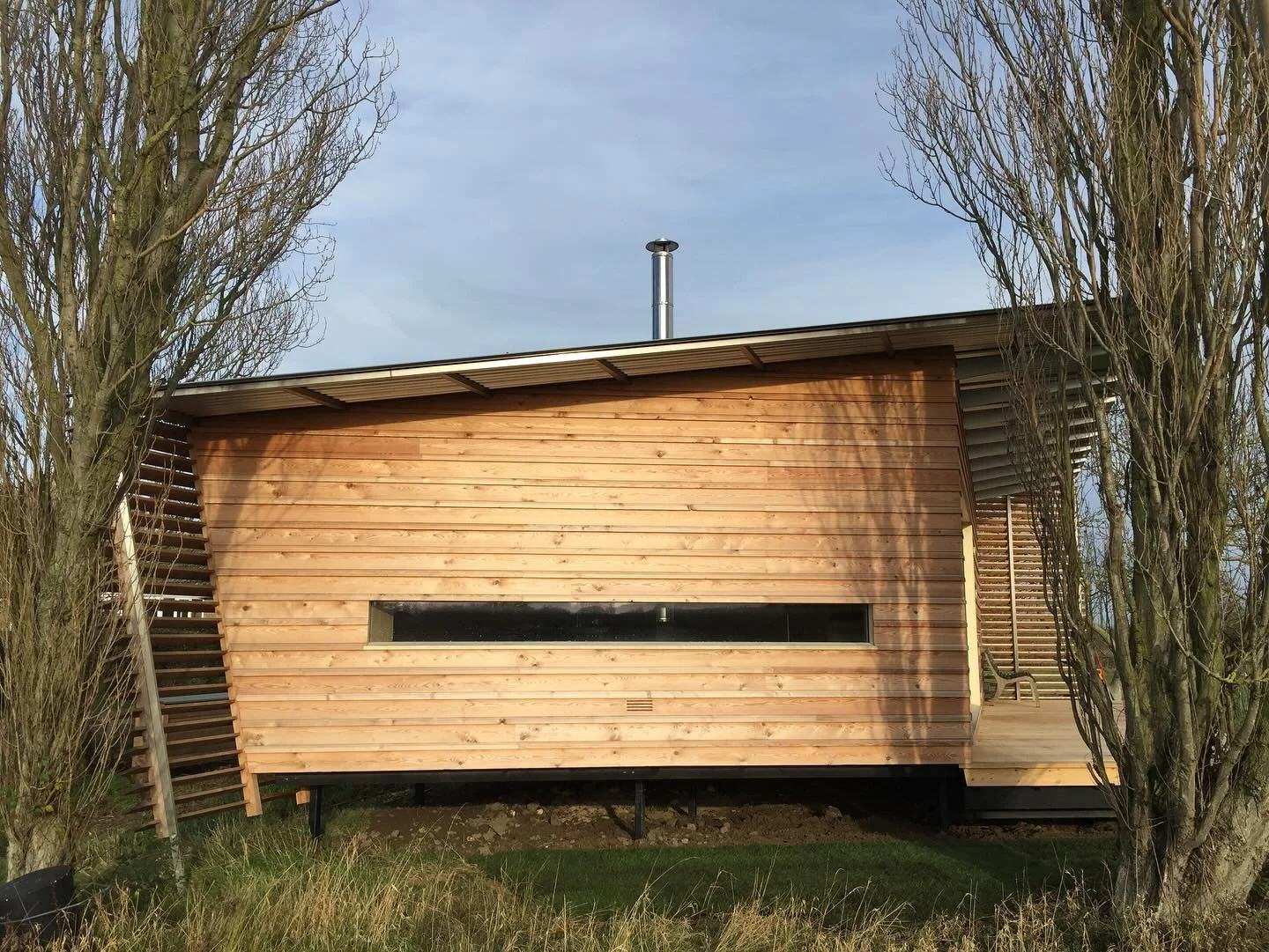 One from the archives, a living studio. 
Working closely with the client and @cowpergriffitharchitects to produce a building carefully placed within a SSSI location on the North Norfolk coast.
