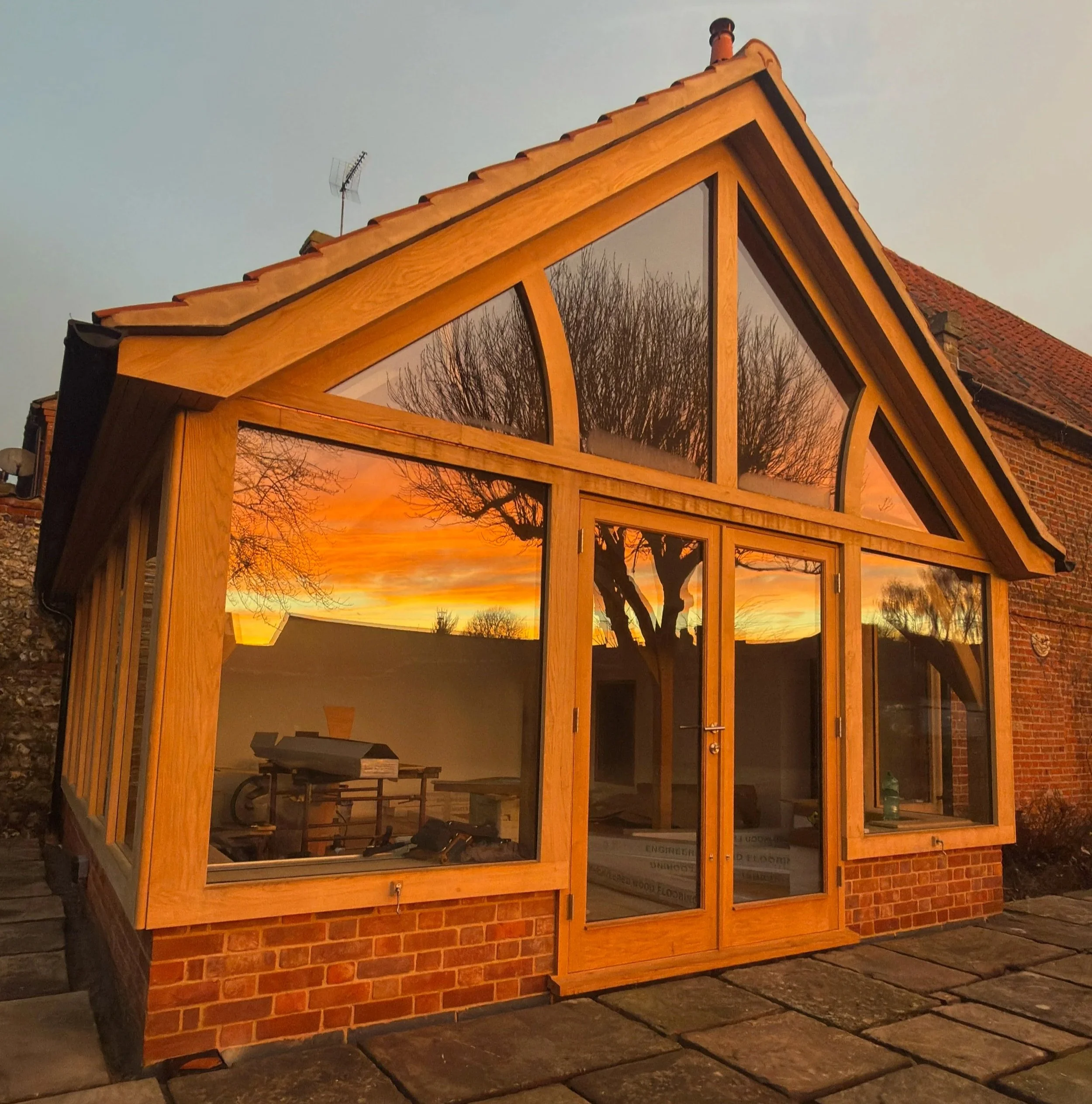 South facing elevation