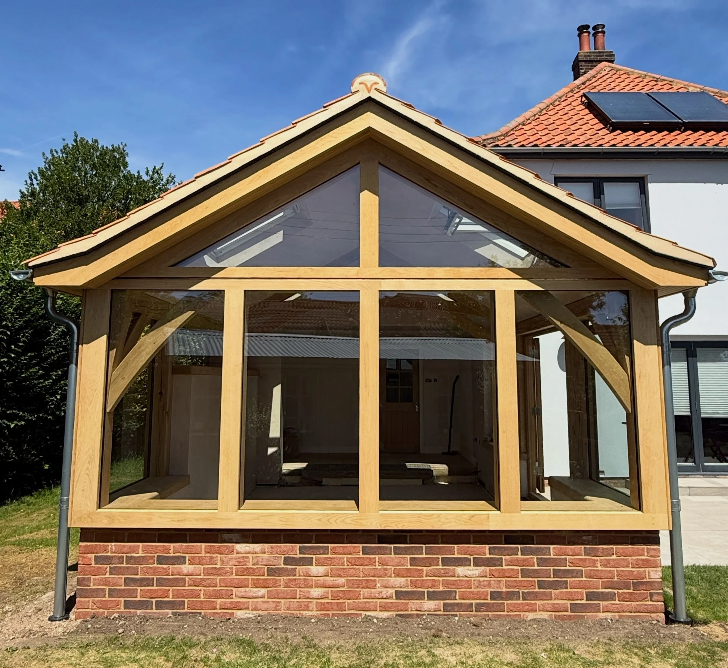 Oak frame extension 