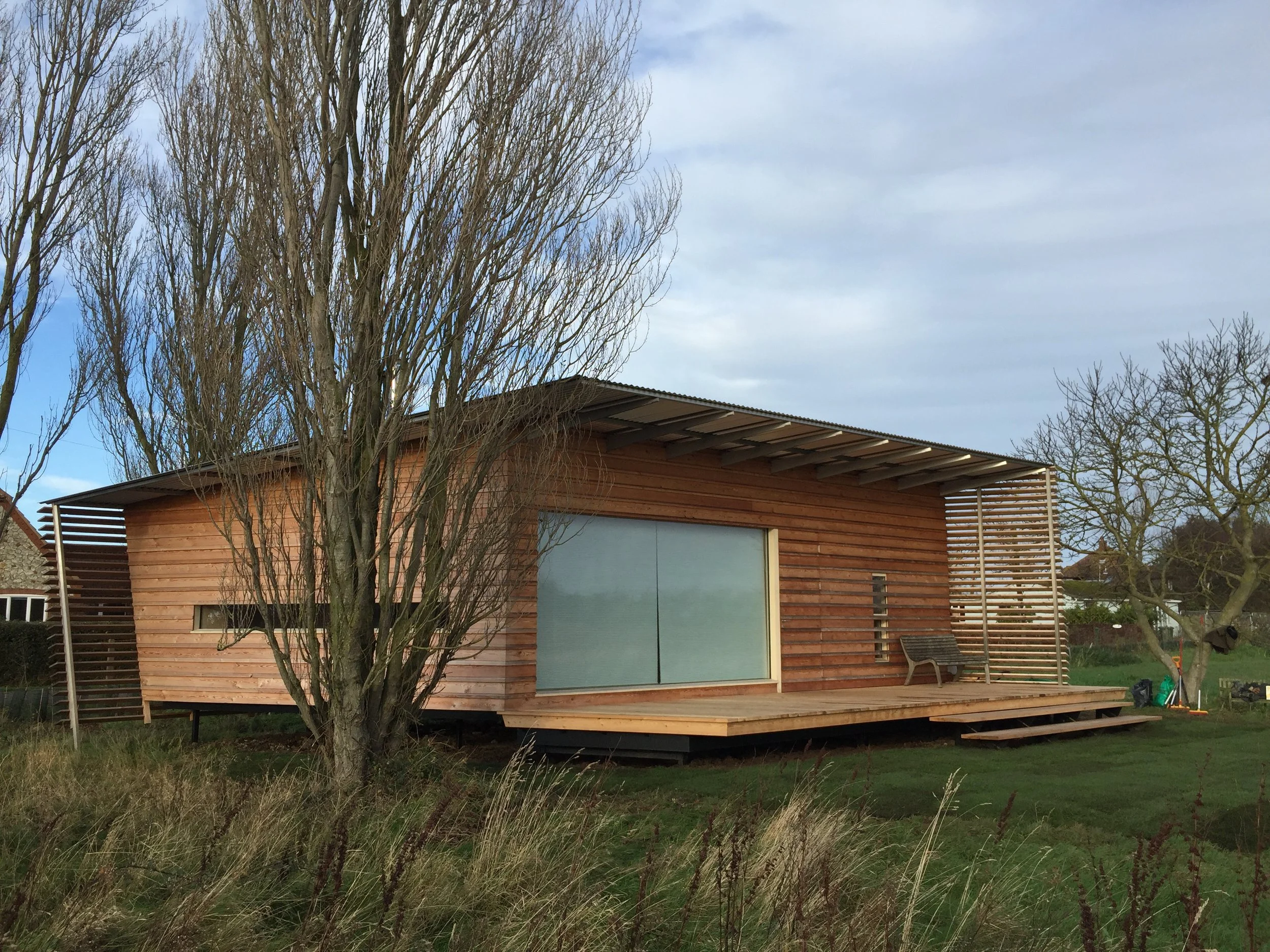 Carefully positioned in a SSSI bird reserve setting