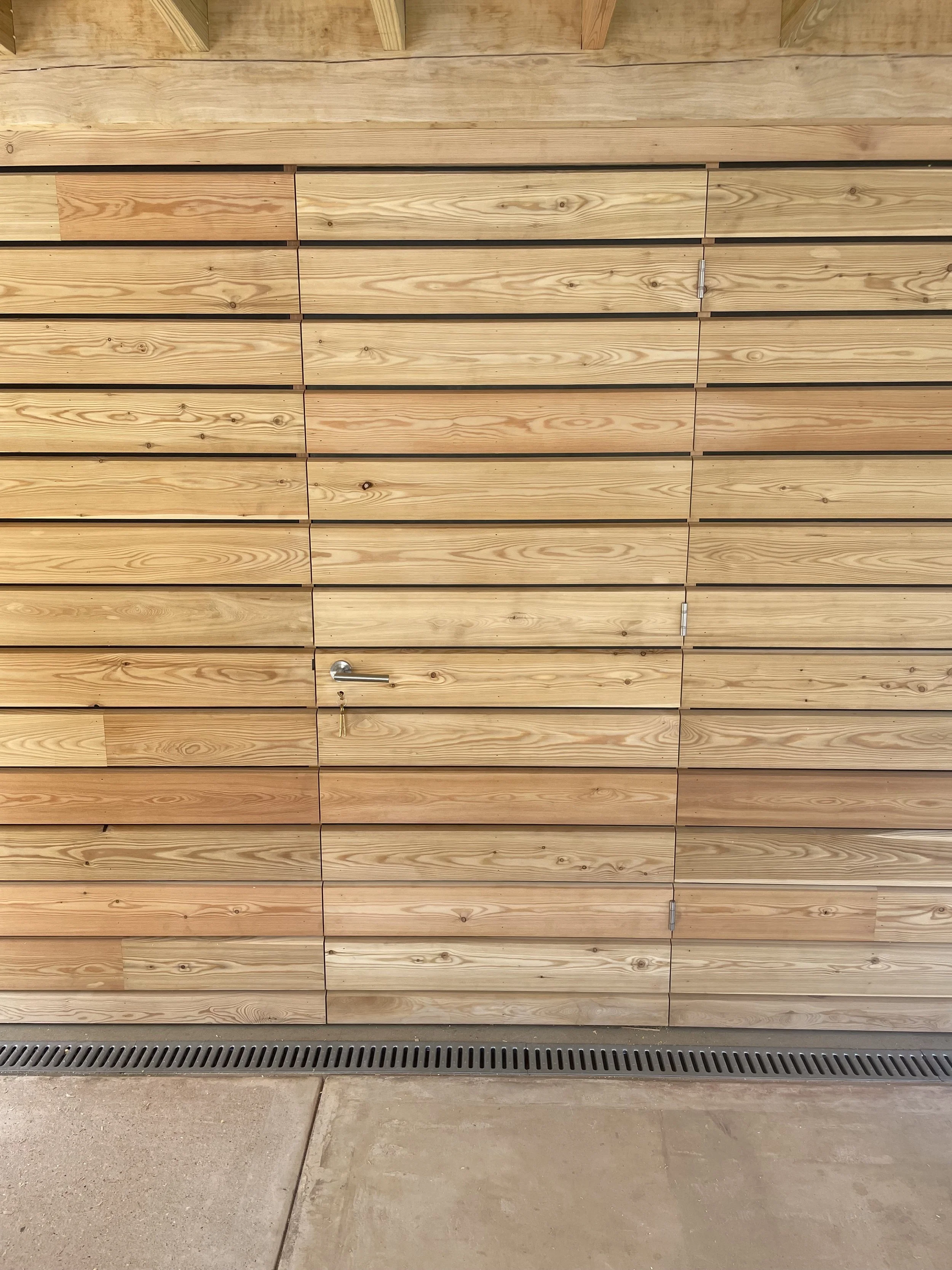 Larch cladding
