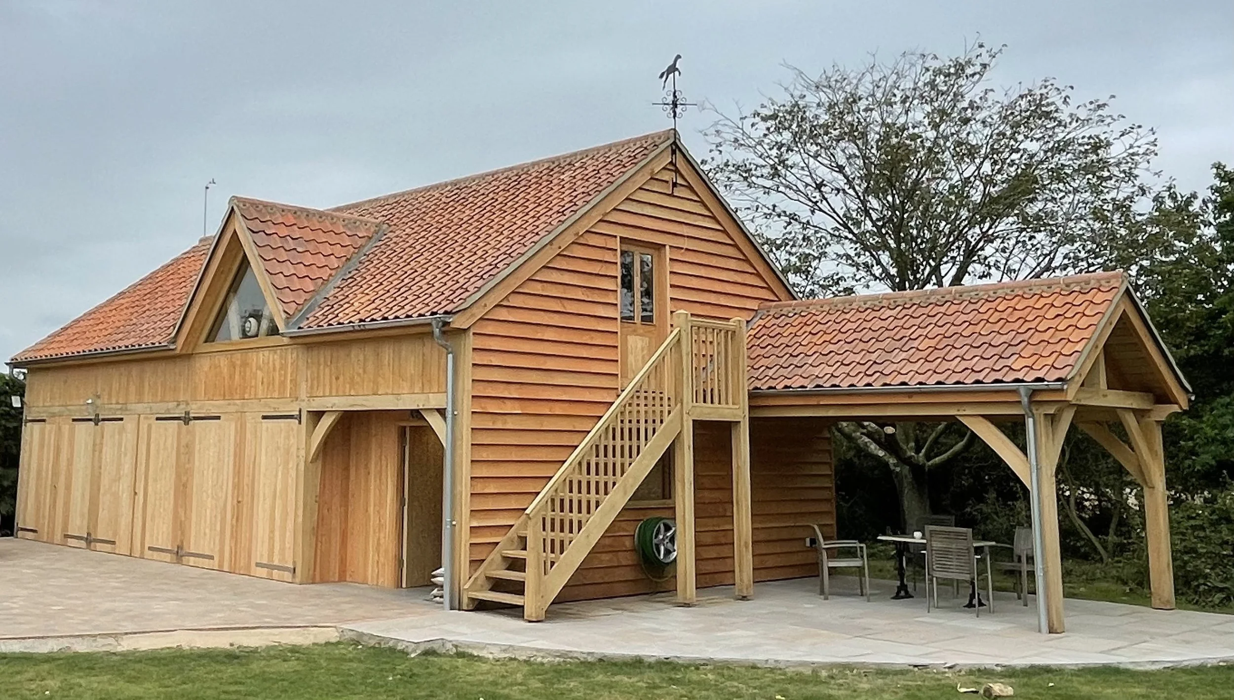 Two-storey oak frame buliding