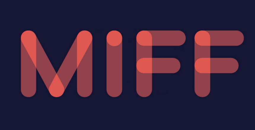 Graphic displaying the word "MIFF" in stylized red letters on a dark background.