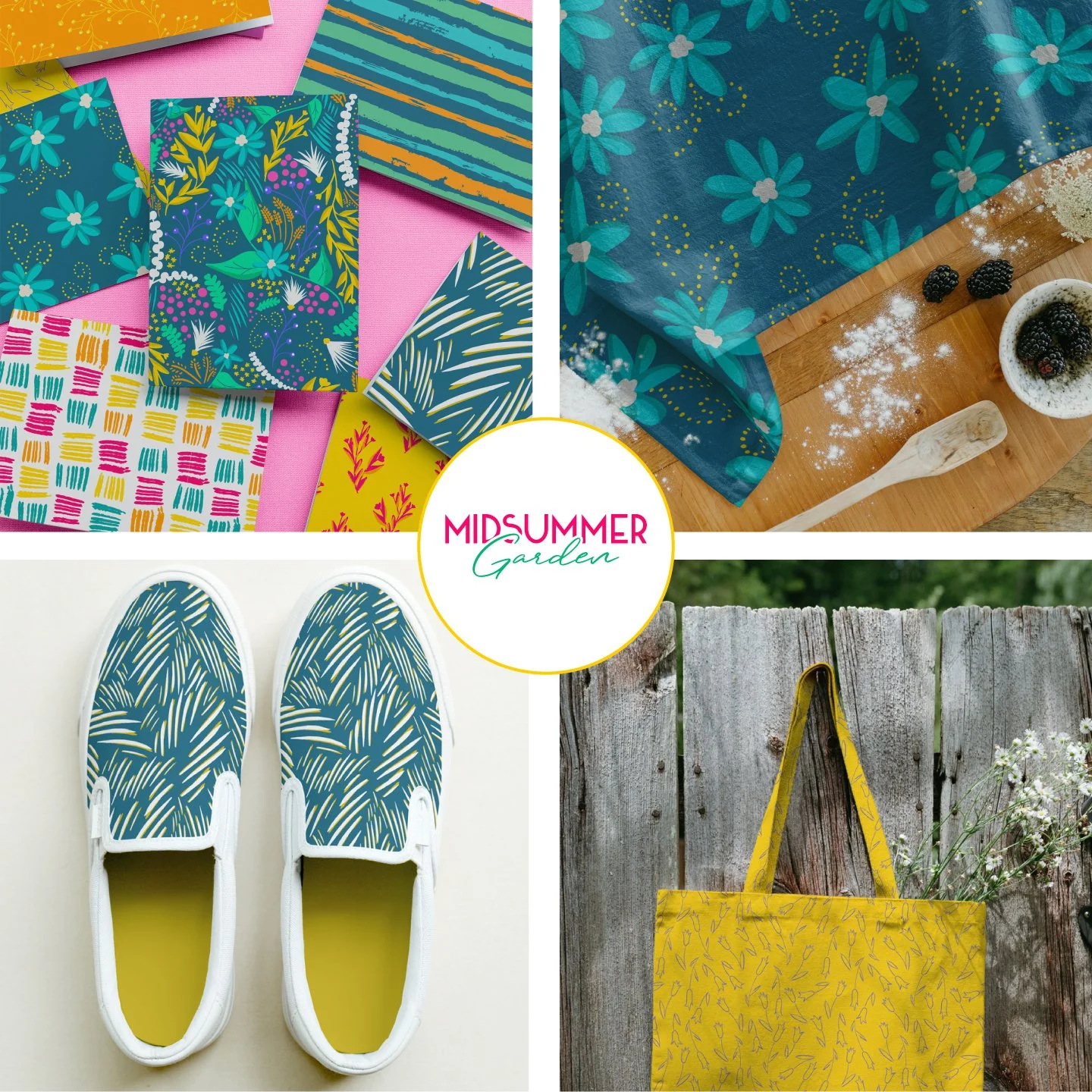Midsummer Garden - Repeating Pattern Bundle