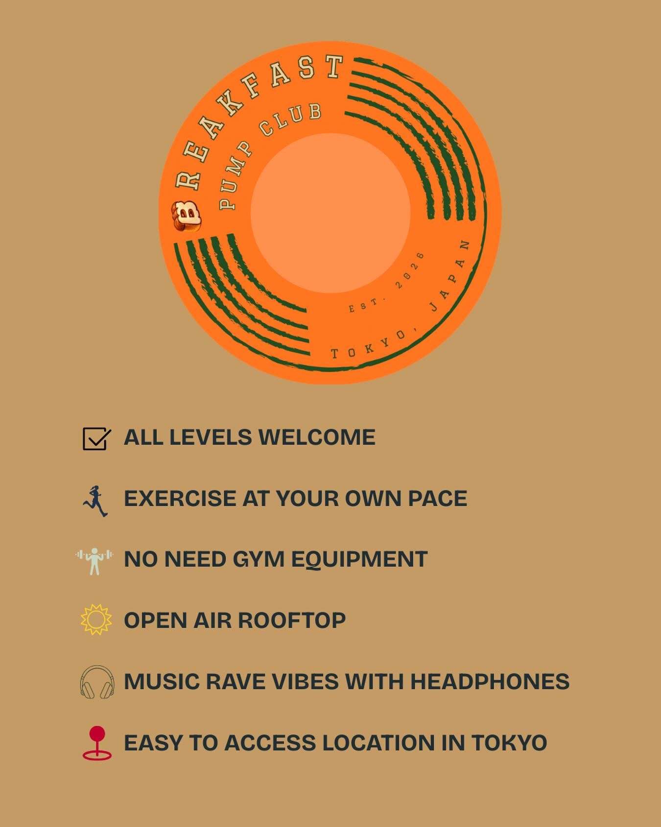 #Tokyo
#tokyolife
#traveljapan
#workouttokyo
#silentdisco