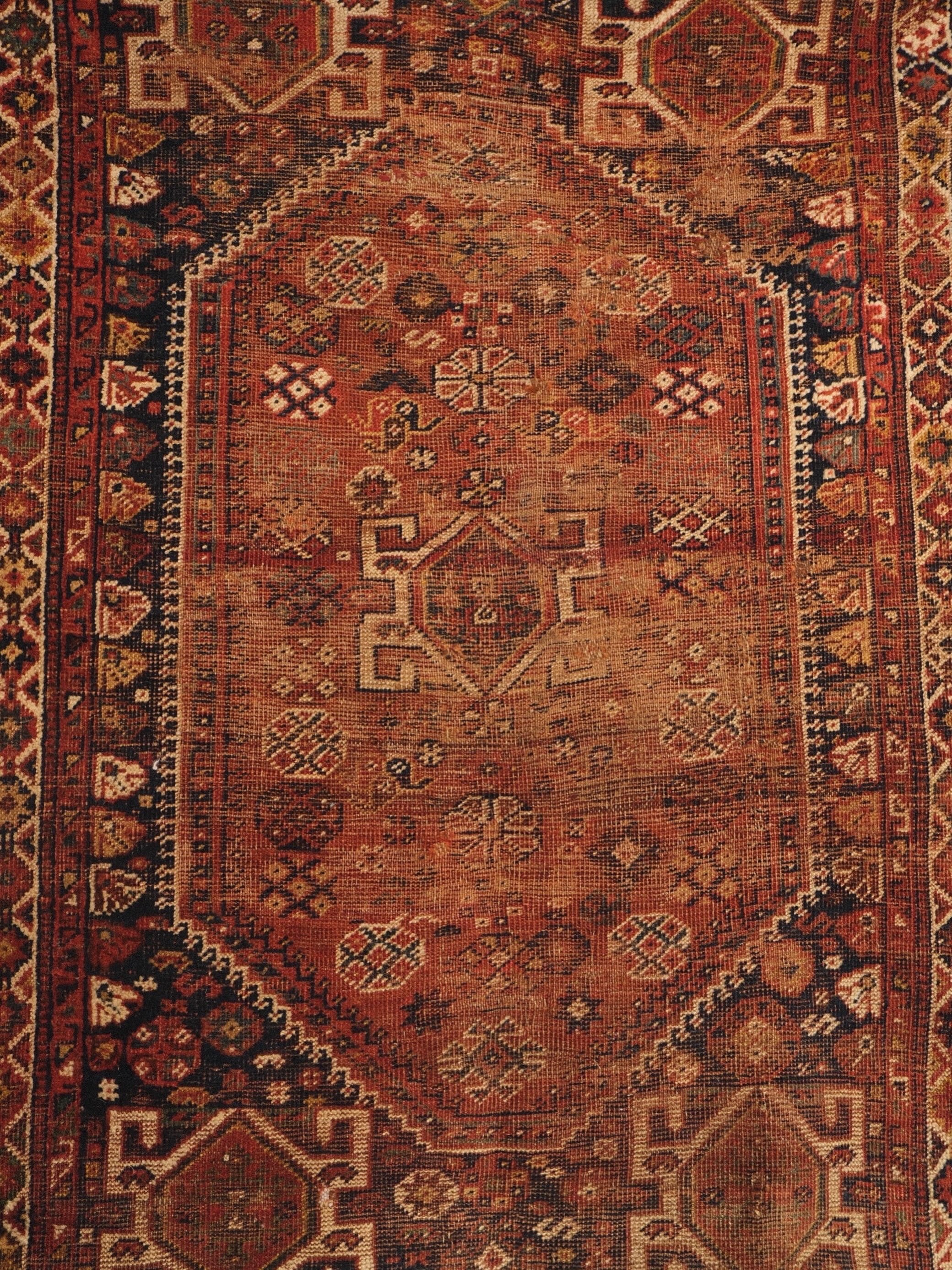 Antique Persian Qashqai Rug