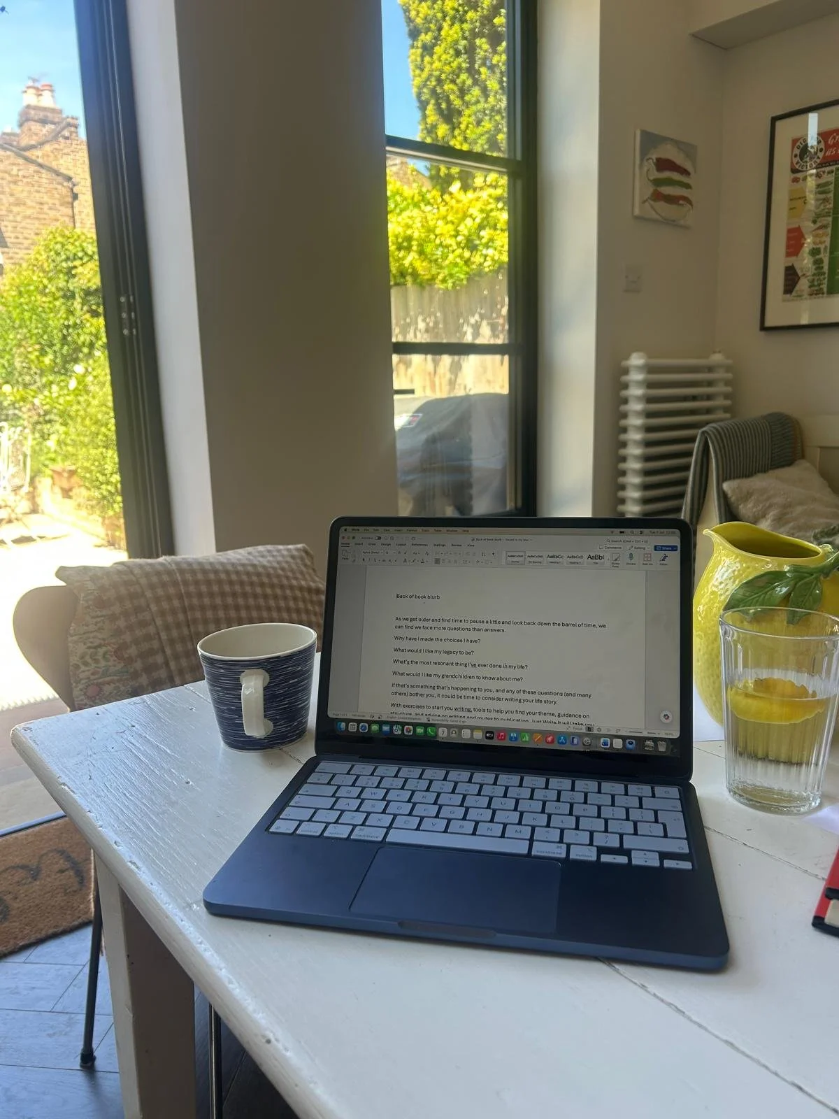 What writing gives me….