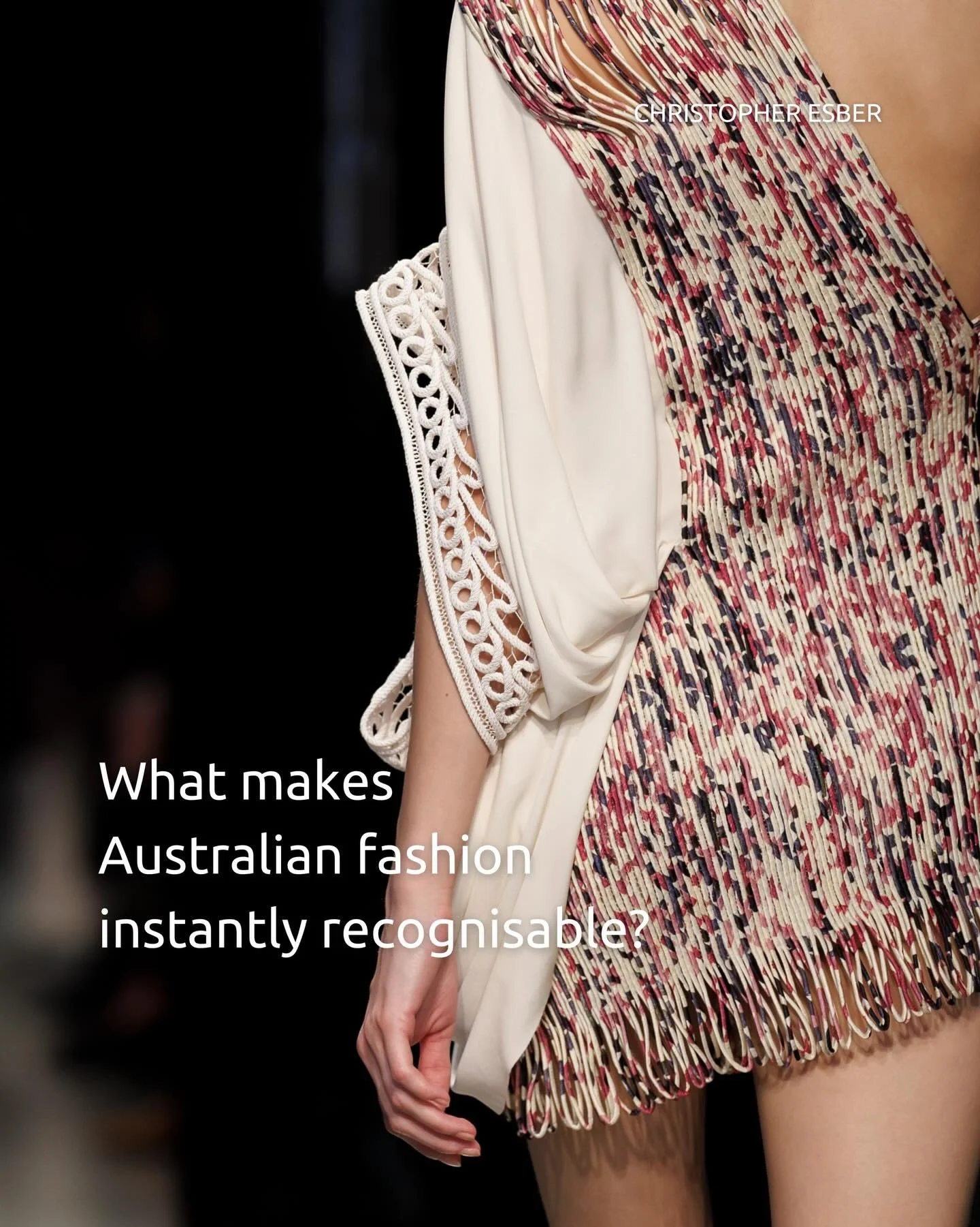 Australian fashion is rarely recognised through logos or overt branding. Instead, it&rsquo;s identified through a distinct visual attitude, one defined by clarity, confidence and restraint.

Buyers and industry analysts often point to clean silhouett