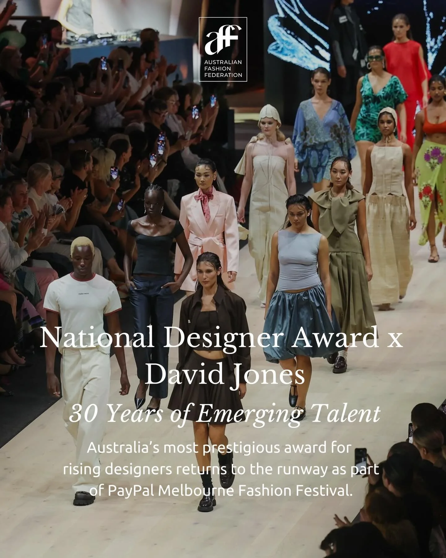 Emerging designers don&rsquo;t just need visibility - they need real platforms, real support, and real pathways to growth.

For 30 years, the National Designer Award x David Jones has helped shape the future of Australian fashion, spotlighting creati
