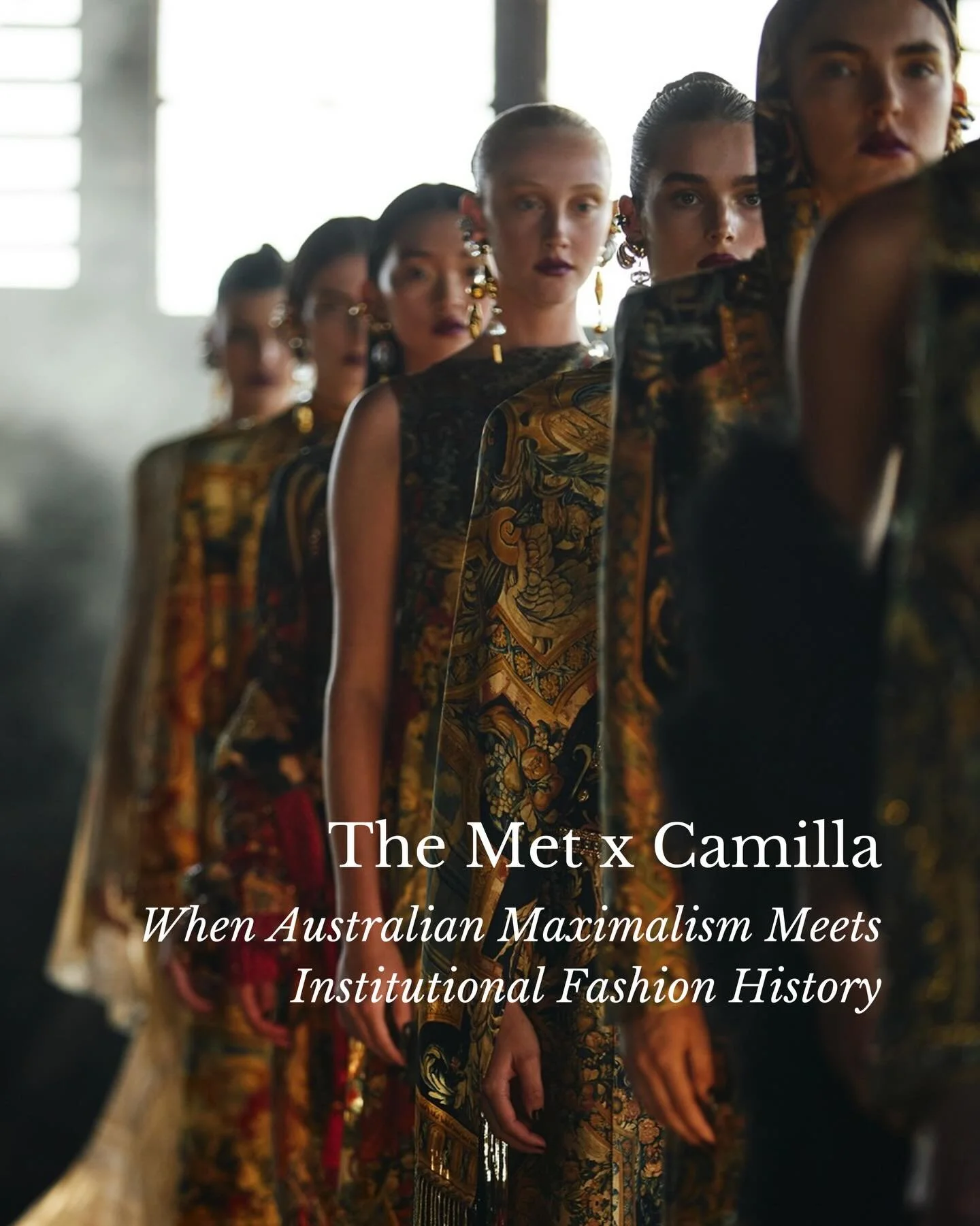 Camilla&rsquo;s collaboration with the Metropolitan Museum of Art marks a pivotal moment for Australian fashion, translating archival history into contemporary design through print, craft, and storytelling.

More than a capsule, it signals a shift: A
