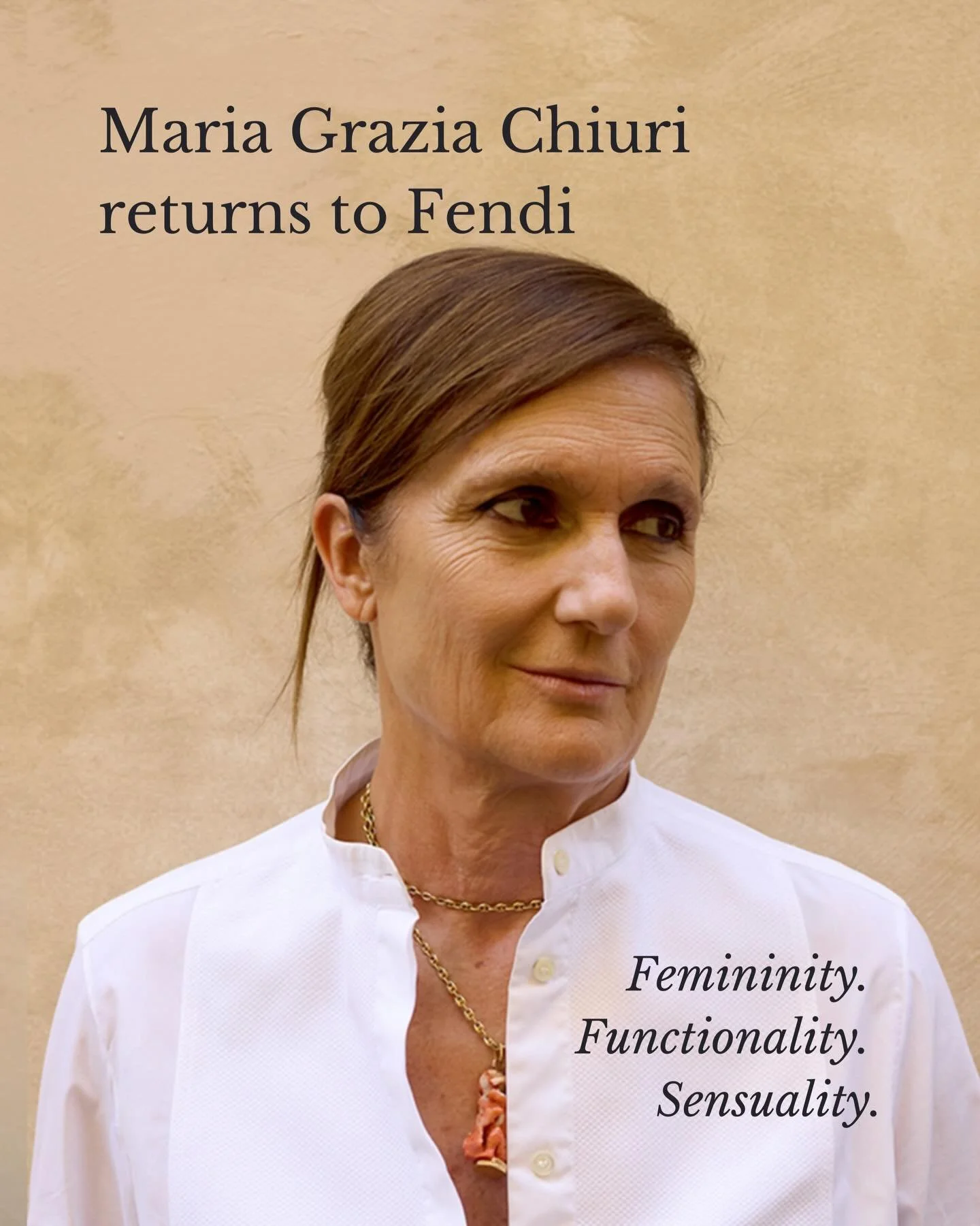 Maria Grazia Chiuri&rsquo;s return to Fendi is more than a homecoming, it&rsquo;s a reset.

After reshaping one of fashion&rsquo;s most powerful houses, she brings a perspective rooted in femininity, collaboration, and clarity, challenging long-stand