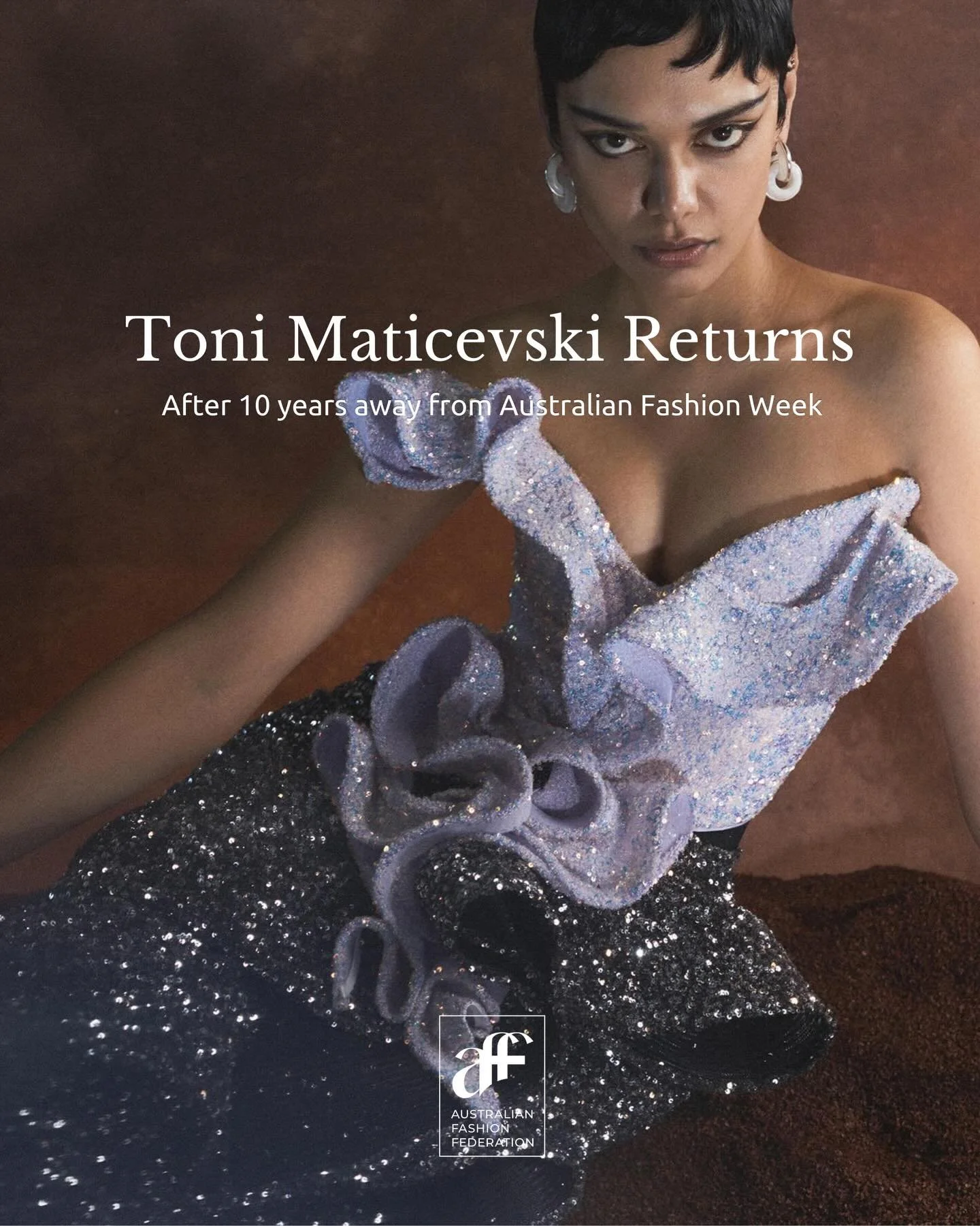 After a decade away, Toni Maticevski returns to Australian Fashion Week at a moment of transition for the industry.

More than a comeback, it signals a shift, toward a sharper, more globally aligned vision of Australian fashion.

If this return is an