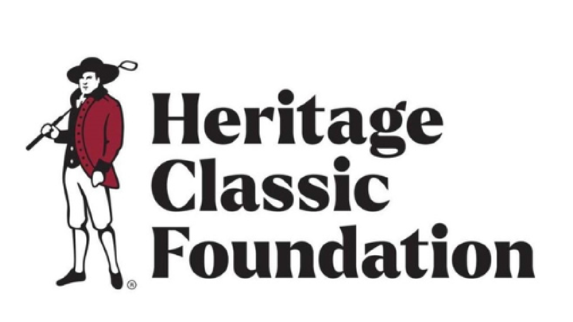 Logo of the Heritage Hill Foundation featuring a historical figure in colonial attire and the text 'Heritage Hill Foundation'.