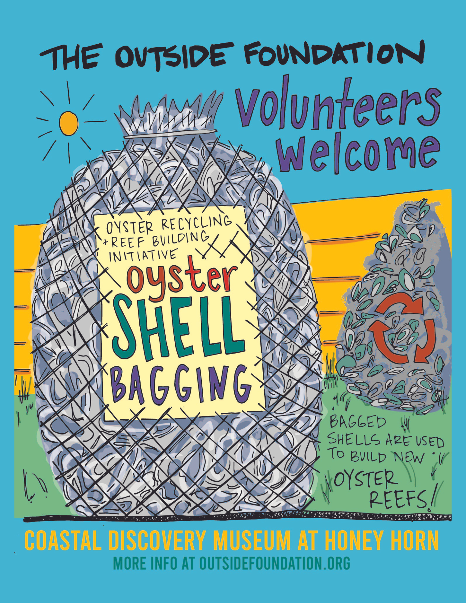 Oyster Shell Bagging