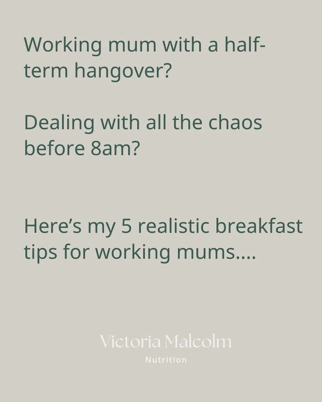 Working mum with a half-term hangover? Dealing with all that chaos before 8am 😵&zwj;💫

If you&rsquo;re back to early alarms, school runs and logging on before your brain has fully woken up, breakfast often becomes the thing that&nbsp;doesn&rsquo;t&
