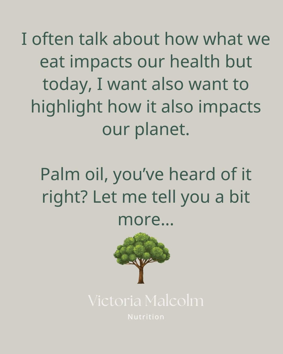 🌳 International Day of Forests 🌳

As a registered nutritional therapist, I often talk about how what we eat impacts our health but today, I want also want to highlight how it also impacts our planet.

Palm oil, you&rsquo;ve heard of it right? Let m