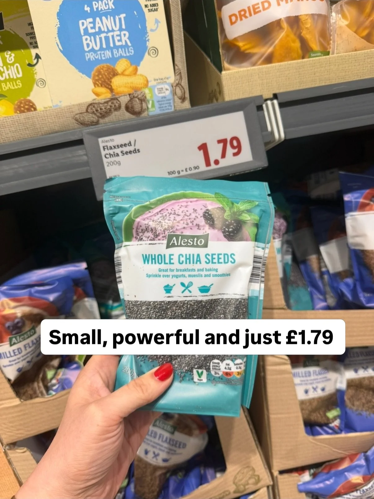 Three cheers for chia seeds! Tiny might and just &pound;1.79 from Lidl*

Chia seeds may be small, but they pack a serious nutritional punch. Rich in omega-3 fatty acids, fibre, and plant-based protein, they&rsquo;re a simple way to support heart heal