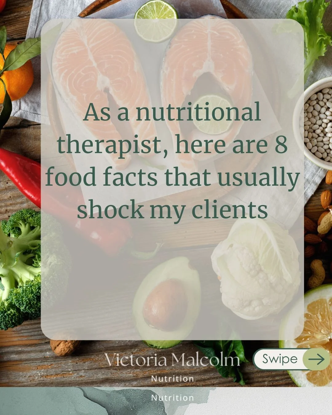 Most people think they eat pretty healthy until they learn what&rsquo;s actually in their food. Food isn&rsquo;t just calories; it&rsquo;s information for your body.

As a nutritional therapist, here are 8 food facts that usually shock my clients: 

