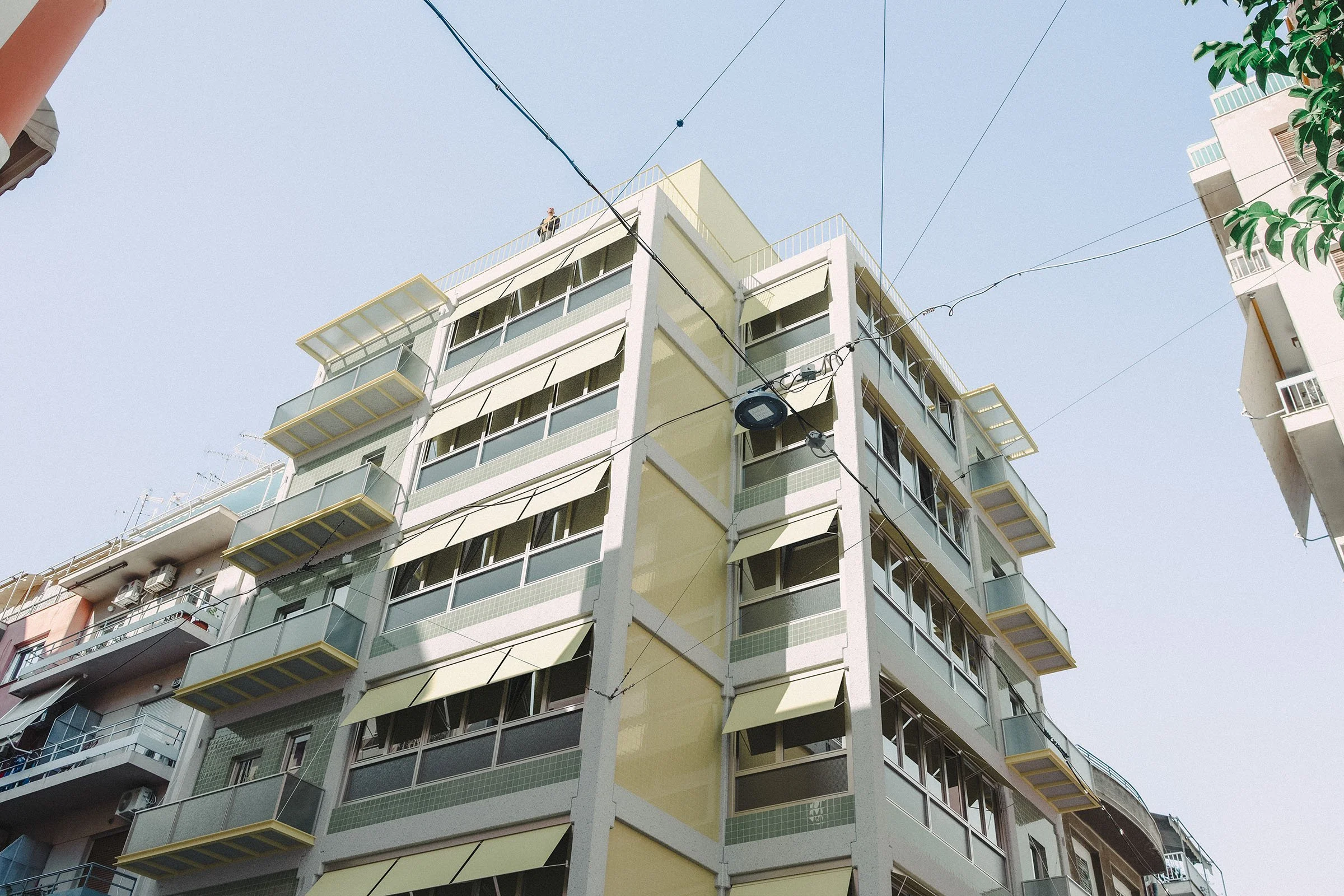 Architektur Visualisierung eines high end Immobilien Projektes für ein Wohnhaus im Zentrum von Athen.  