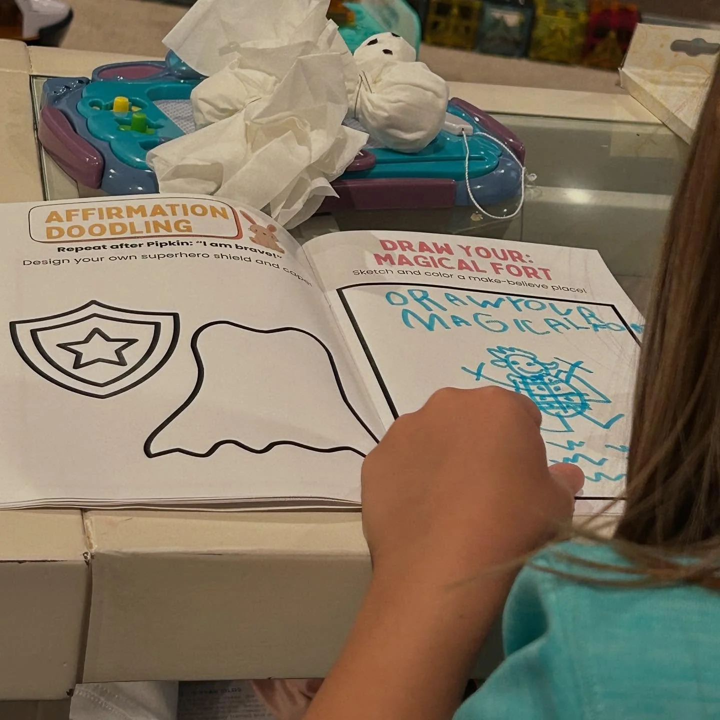 Completing a mindful maze and drawing letters and superheroes in the Pipkin mini-booklet! Let creativity take over! 

#pipkinco #creativityforkids #sel