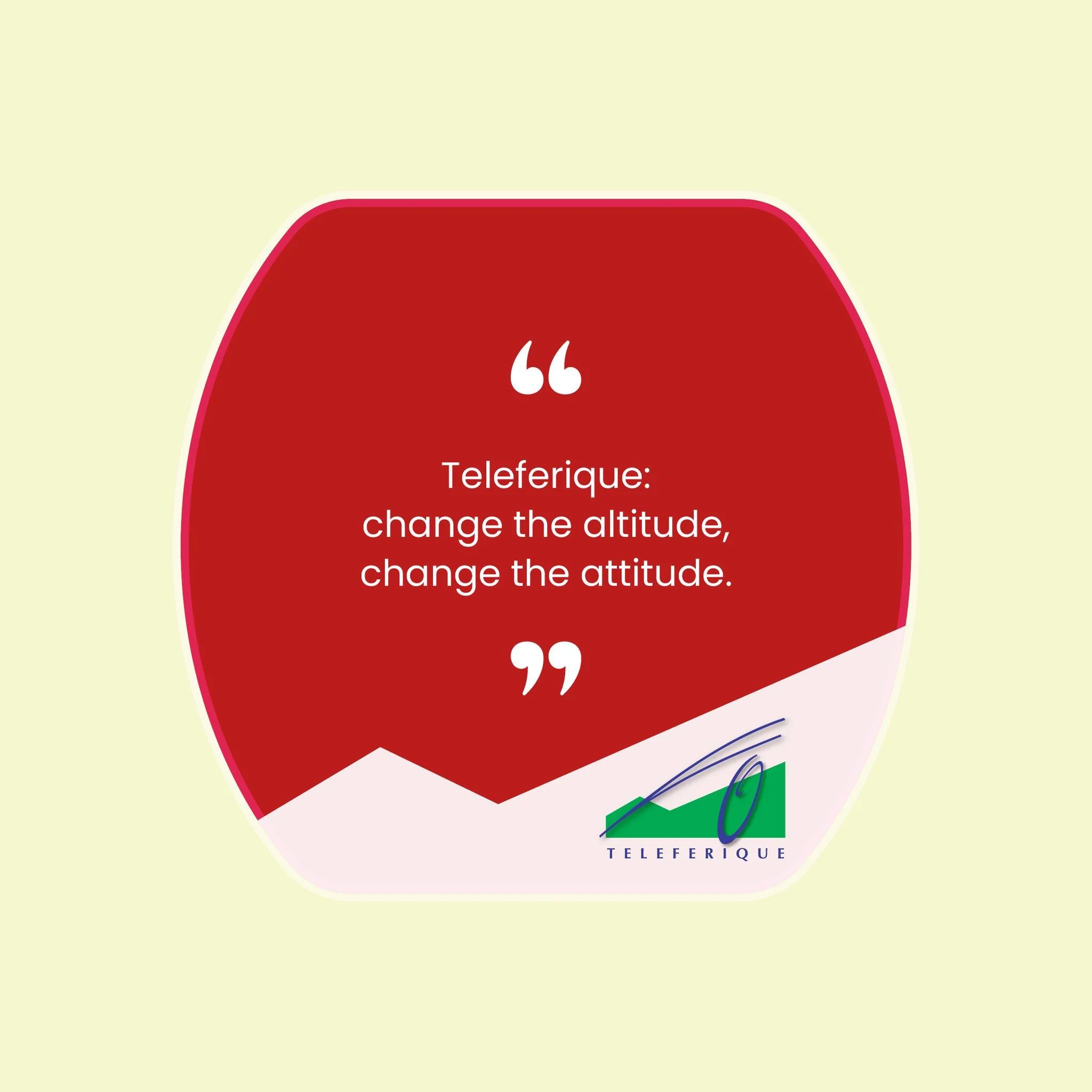 التلفريك: غيّر الارتفاع، غيّر المزاج

Teleferique: change the altitude, change the attitude.

#Teleferique #Harissa #Beirut #Jounieh #Lebanon #TeleferiqueLebanon #tourism #ourladyoflebanon #بيروت #لبنان