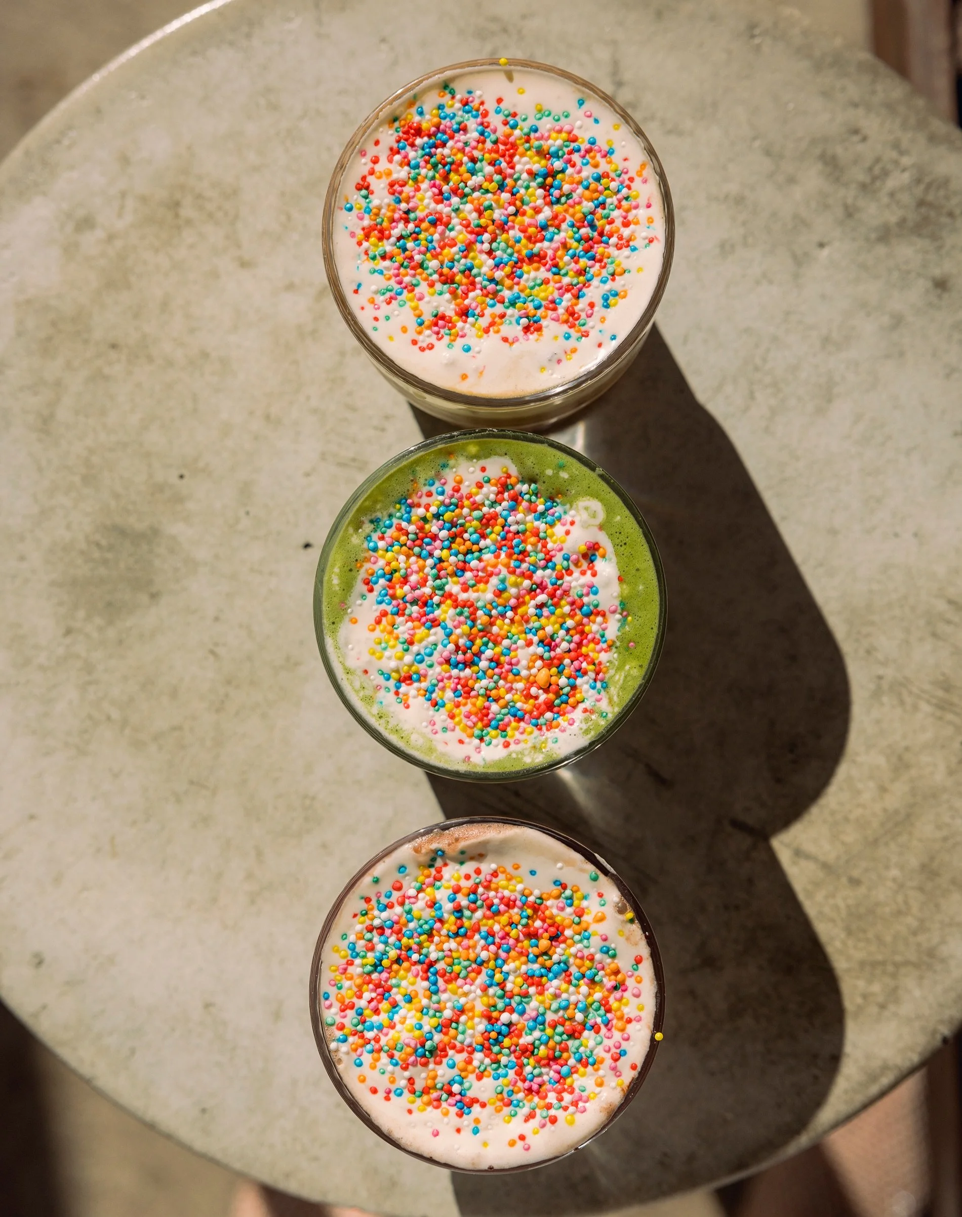 We can&rsquo;t quite believe it, but this month Side Piece turns one.

To celebrate, we&rsquo;ve created a birthday cake special that&rsquo;s available your way. Choose an iced latte, chocolate or matcha base, all topped with our vanilla sponge birth