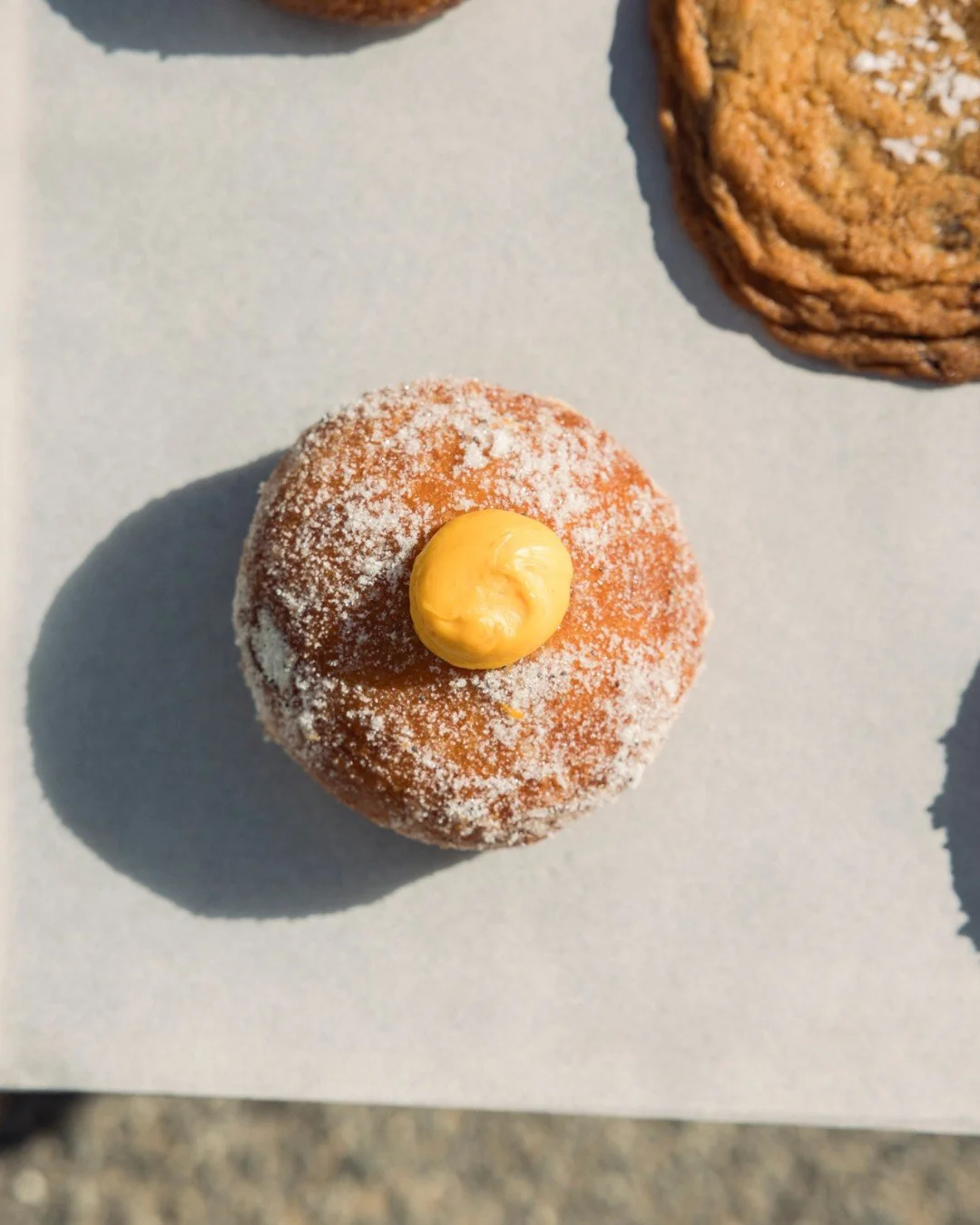Did you manage to get your hands on our Mandarin &amp; Poppy Seed Doughnut today? If not, don&rsquo;t worry, they&rsquo;re back tomorrow.

Filled with mandarin curd and finished with poppy seed sugar.

Available for dine-in or takeaway until sold out
