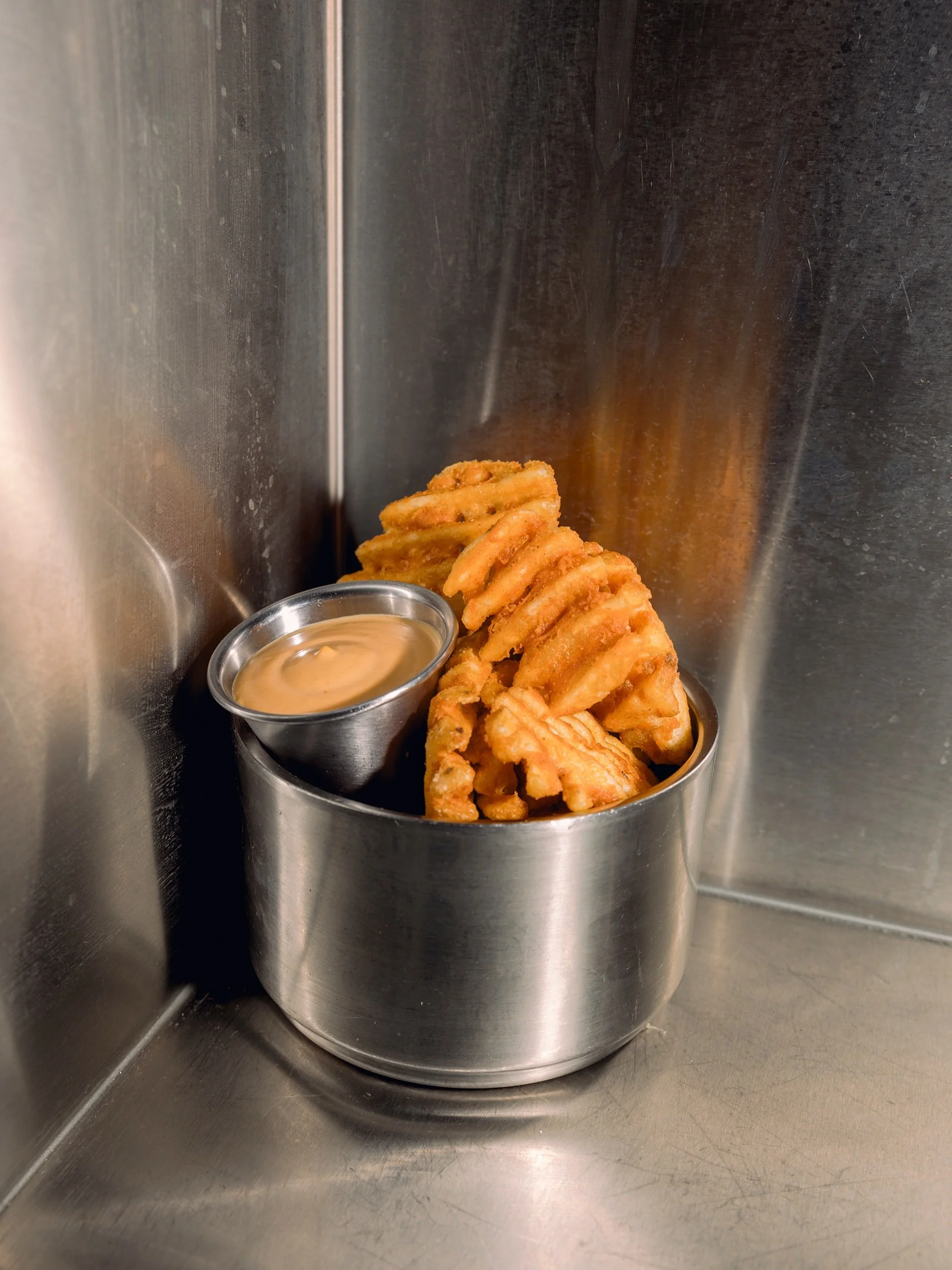Waffle fries. The side piece you&rsquo;ll always make room for.