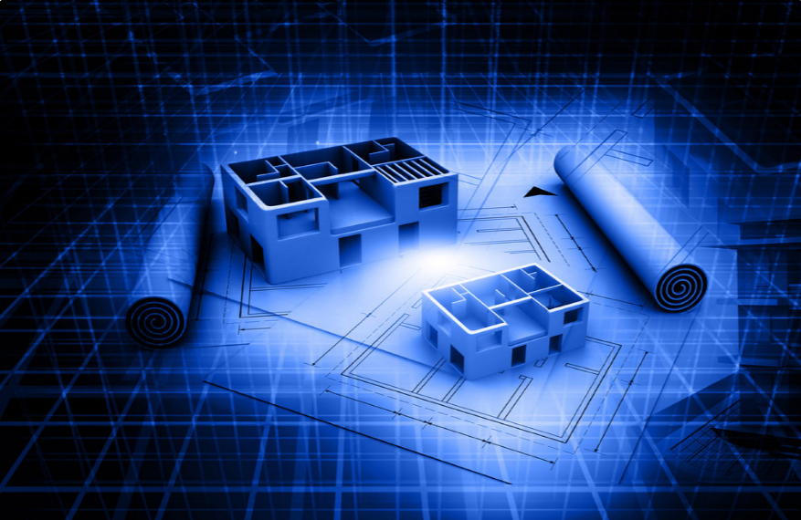 An Image of a Building Schematic for Elevator Installation