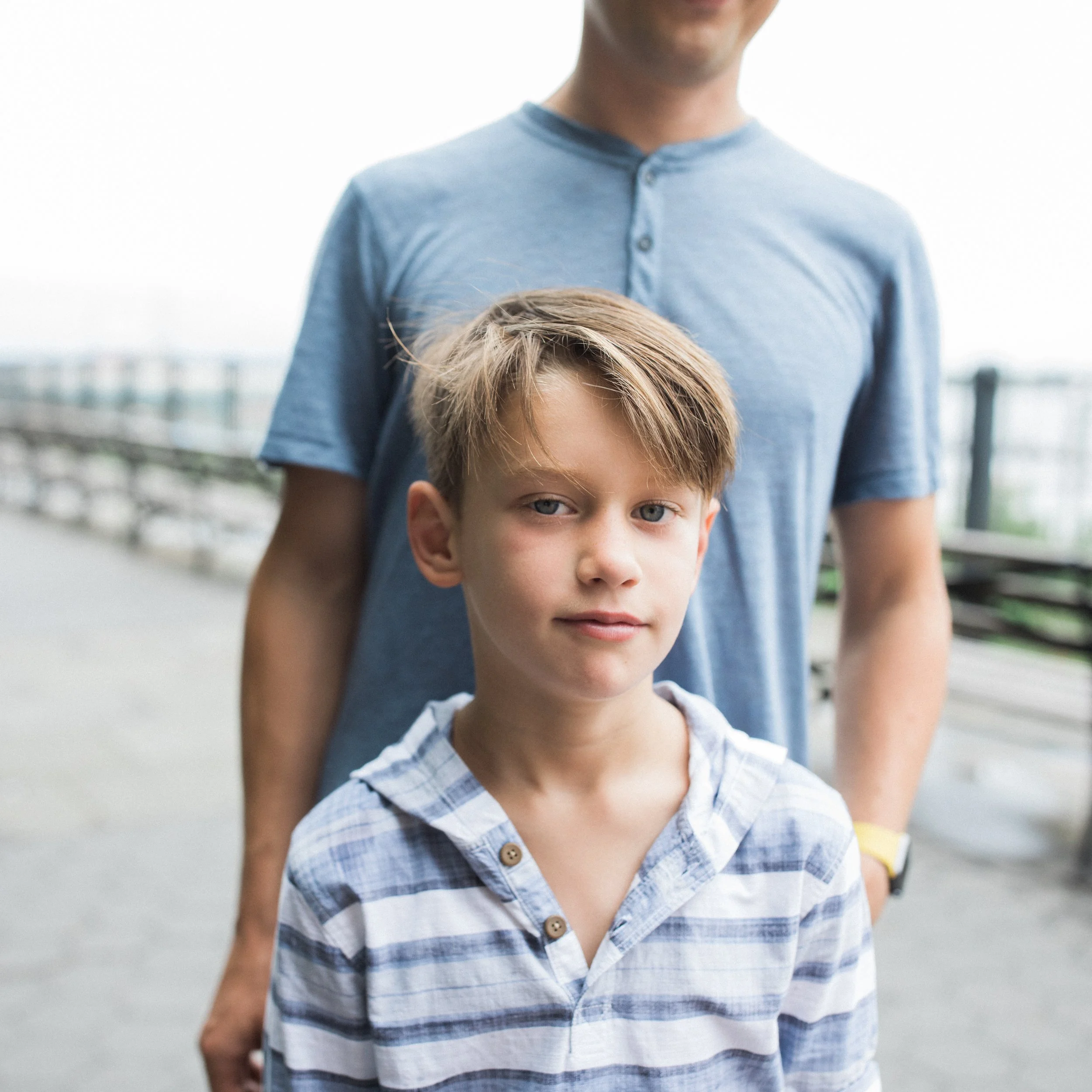 Brooklyn Heights Promenade photo with Dad