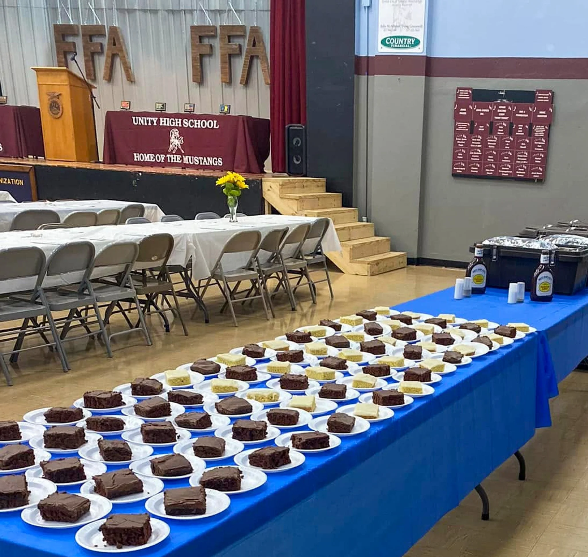 Dessert Table for FFA Adams County Illinois Event
