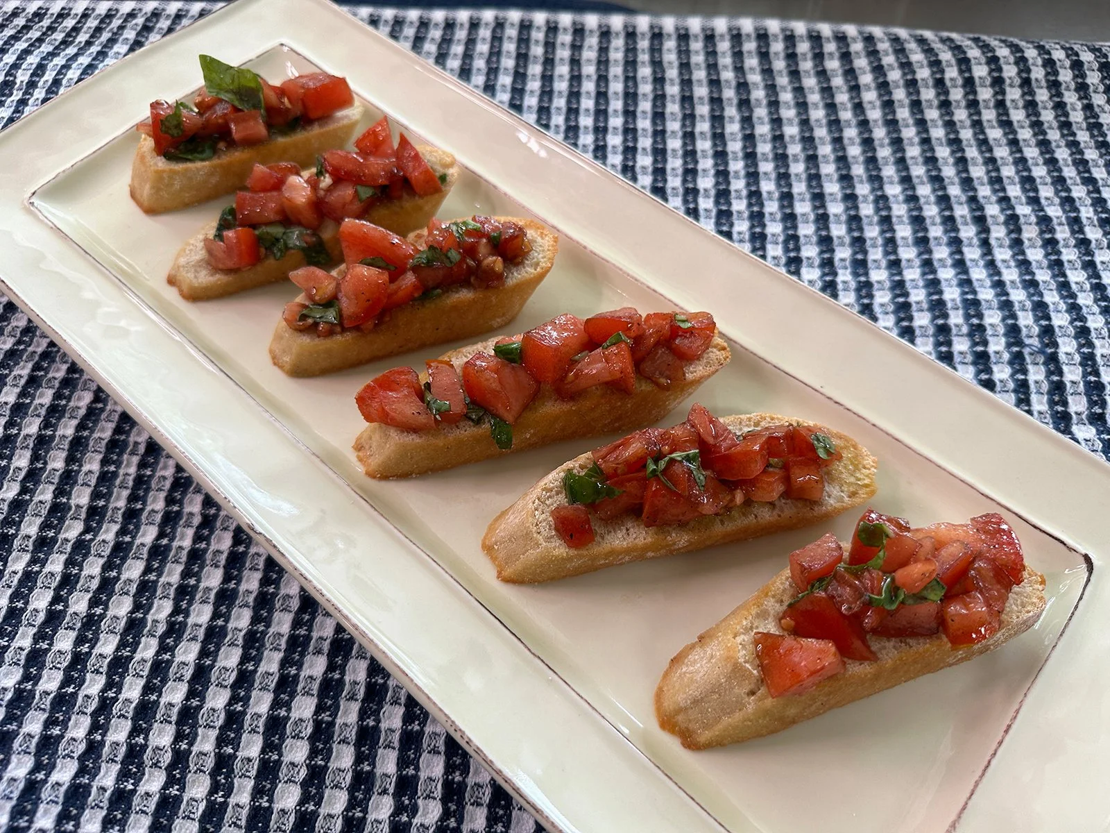 Plated Bruschetta by Boki's Kitchen