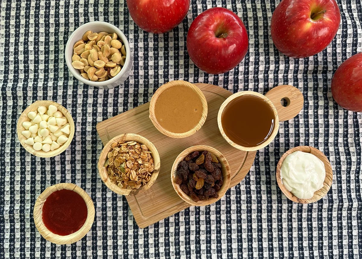 Topping Ideas for Apple Nachos by Boki's Kitchen