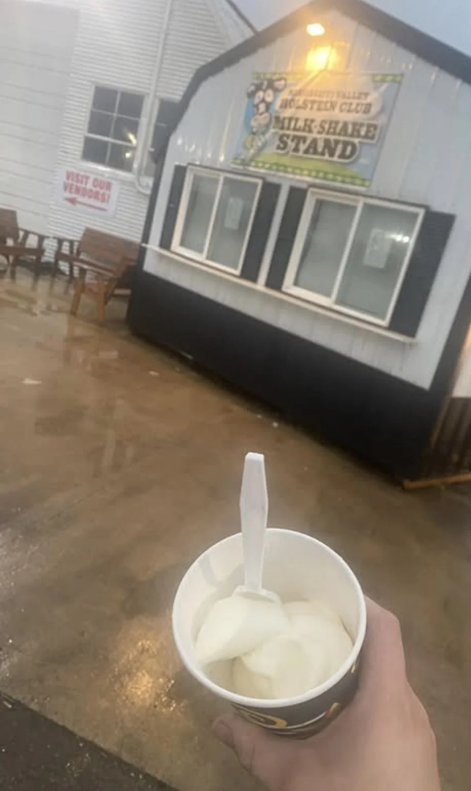 Mississippi Valley Holstein Club Milk Shake Stand at the Adams County Fair