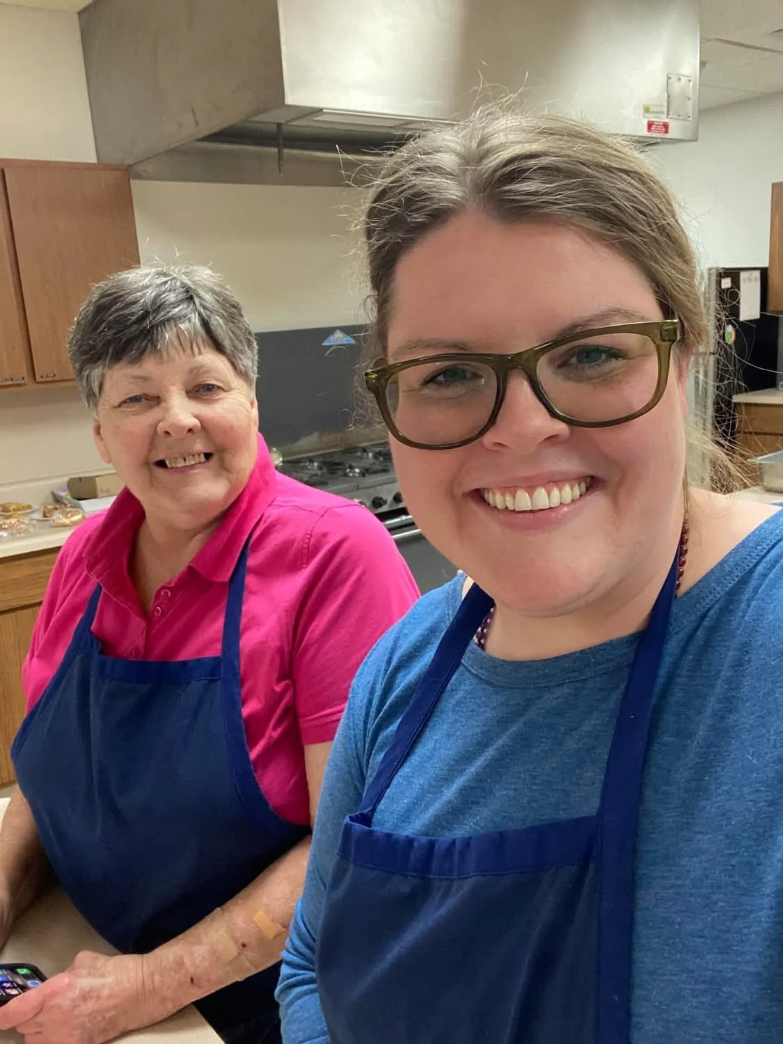 Photo of Kathy and Niki in the Kitchen