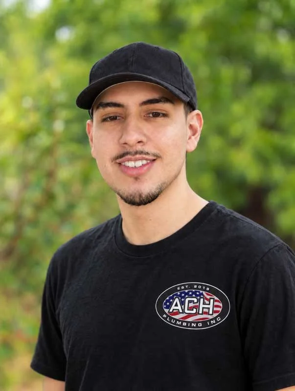 Luis, journeyman plumber for ACH plumbing in California