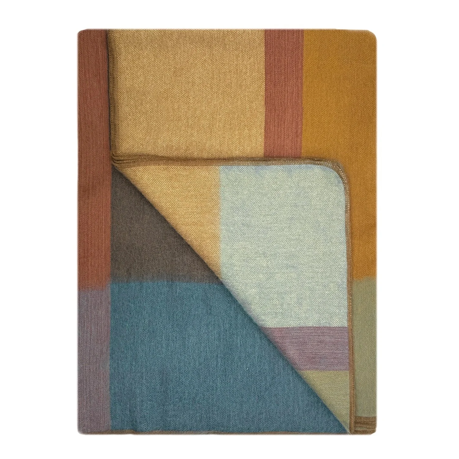 Alpaca Throw Blanket - Prism