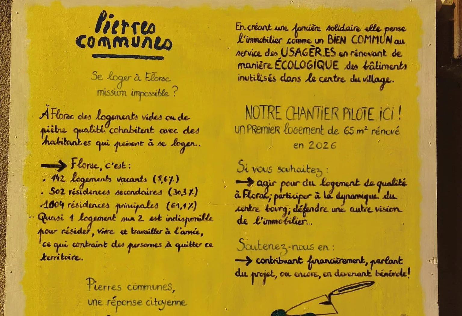 Pierres Communes, une initiative anti-spéculative pour habiter le centre-bourg de Florac