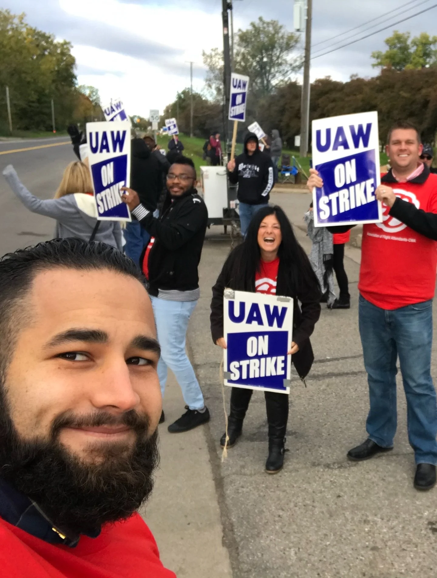 UAW Picket, 2019