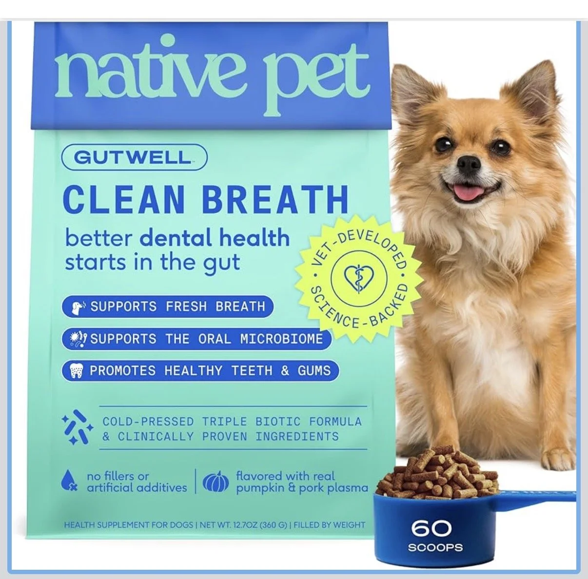Native Pet GutWell: Clean Breath.