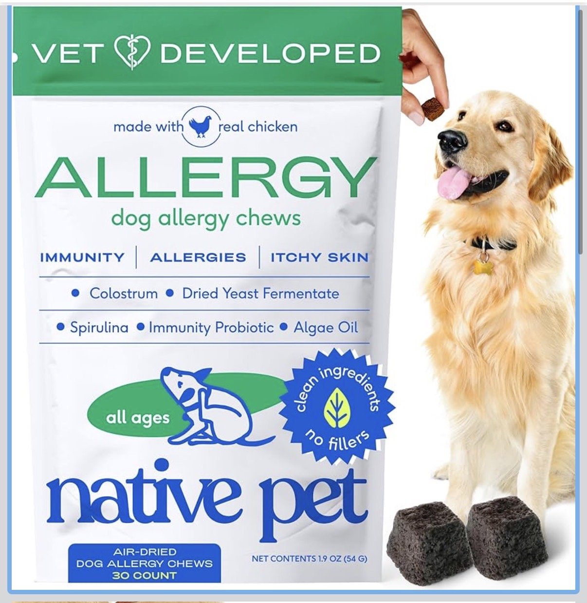 Native Pet Allergy & Immune Chews