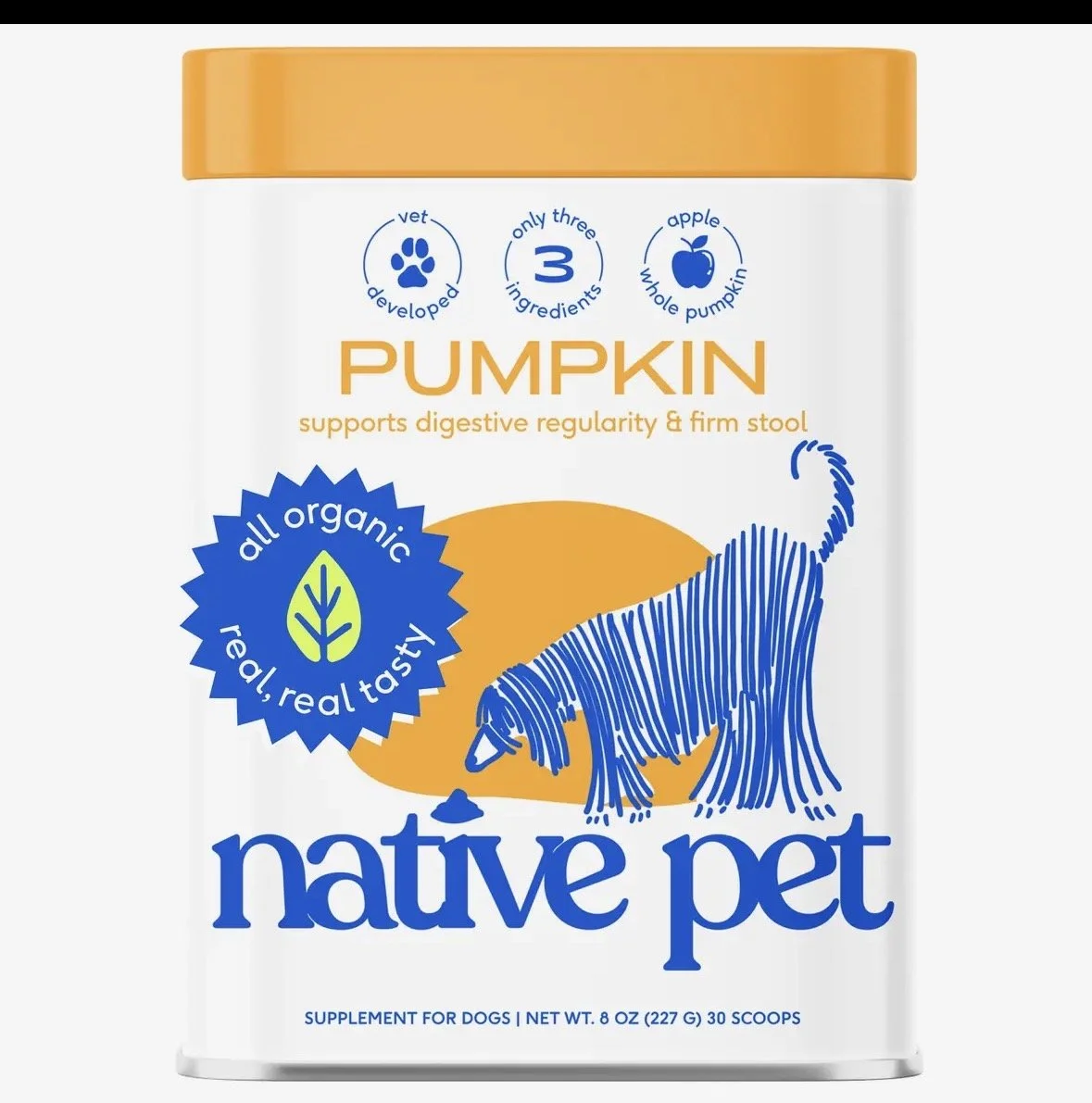 Native Pet Organic Pumpkin Fiber Powder