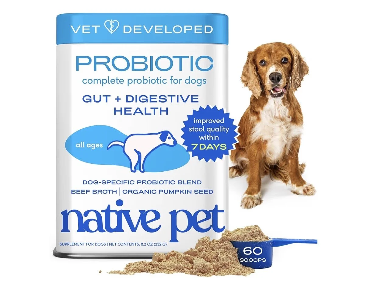 Probiotic & Prebiotic Powder  Vet-Formulated Supplement for Dogs
